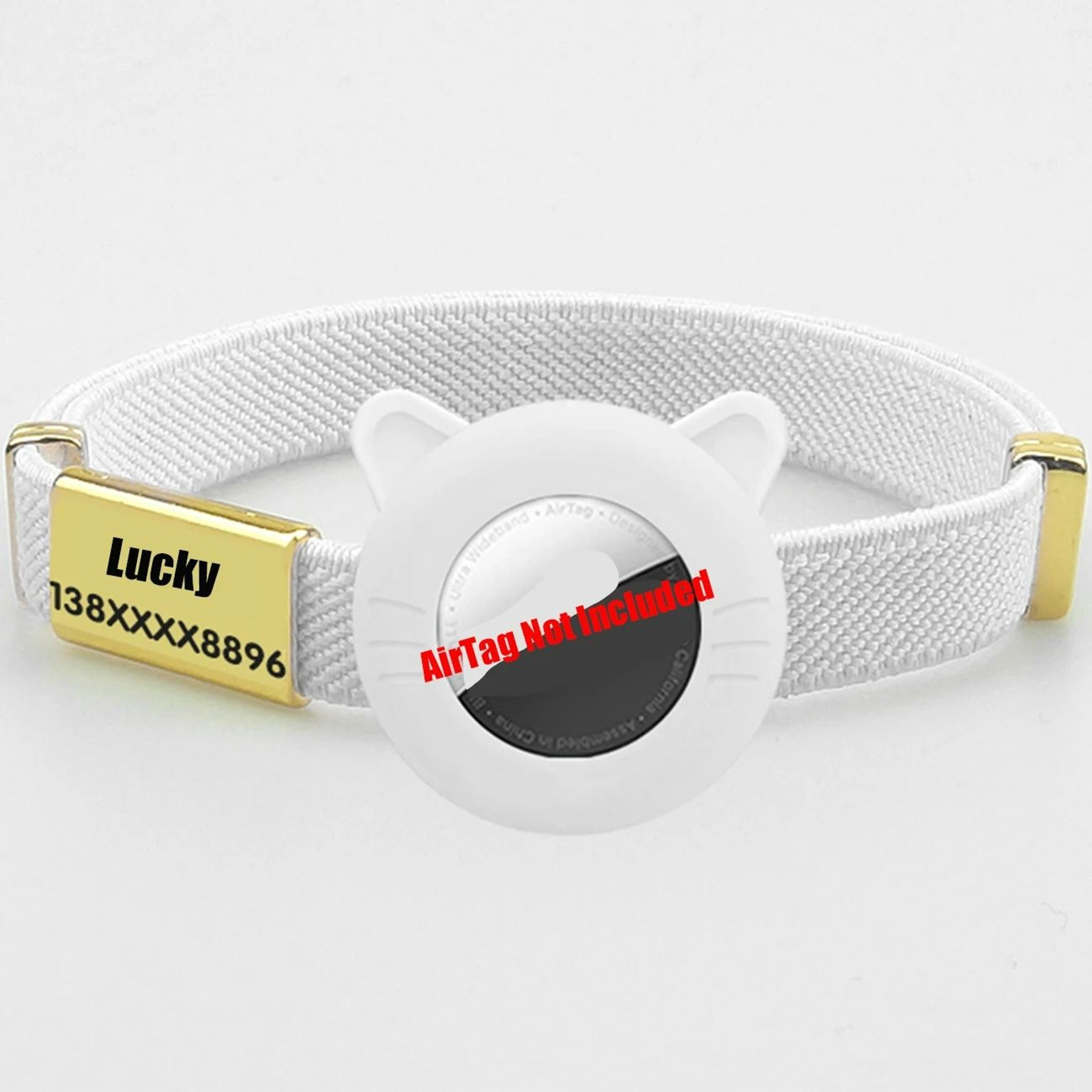 New Breakaway AirTag Tracker Cat Collar With Custom ID 17