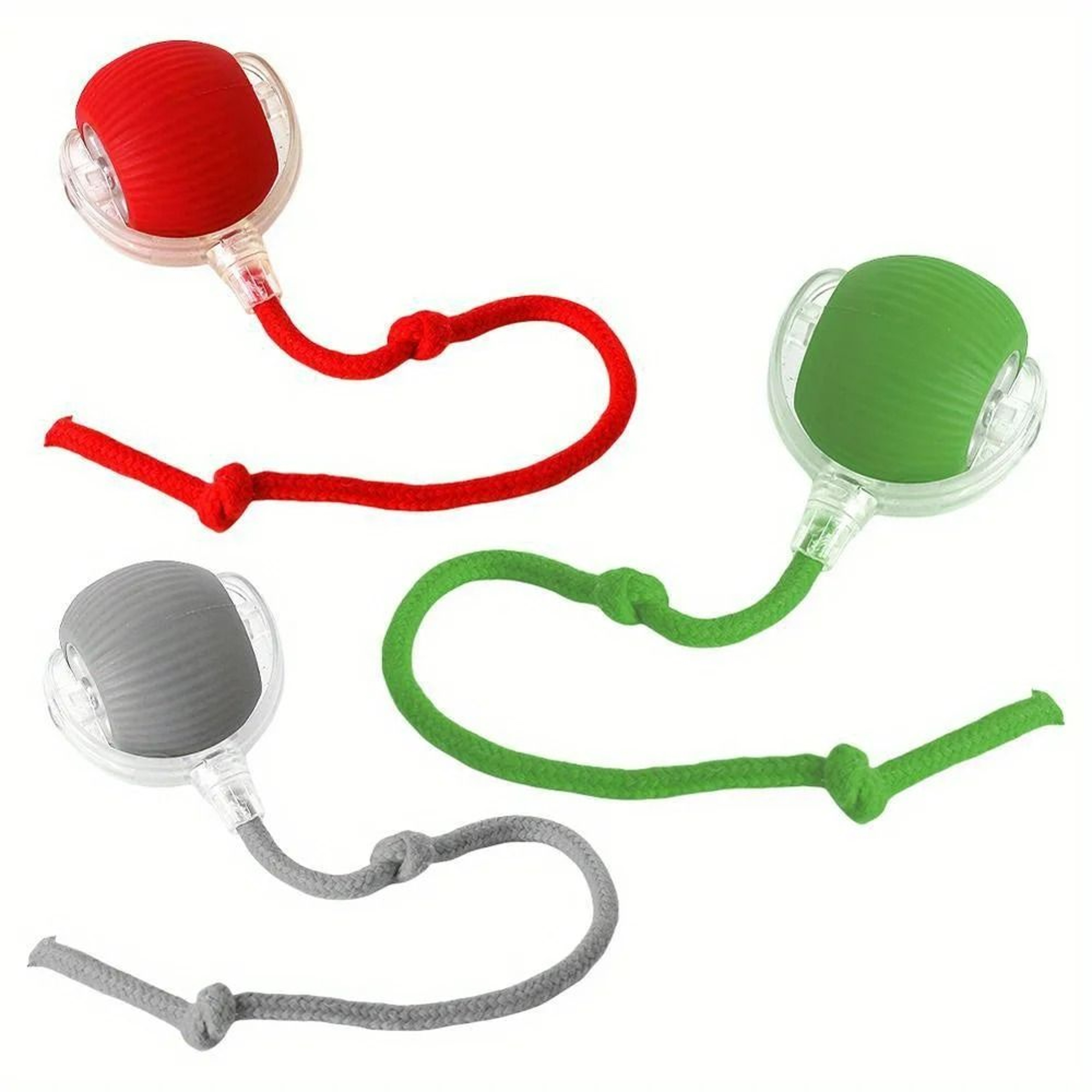 Automatic Smart Rolling Teaser Ball With Mouse Tail 0