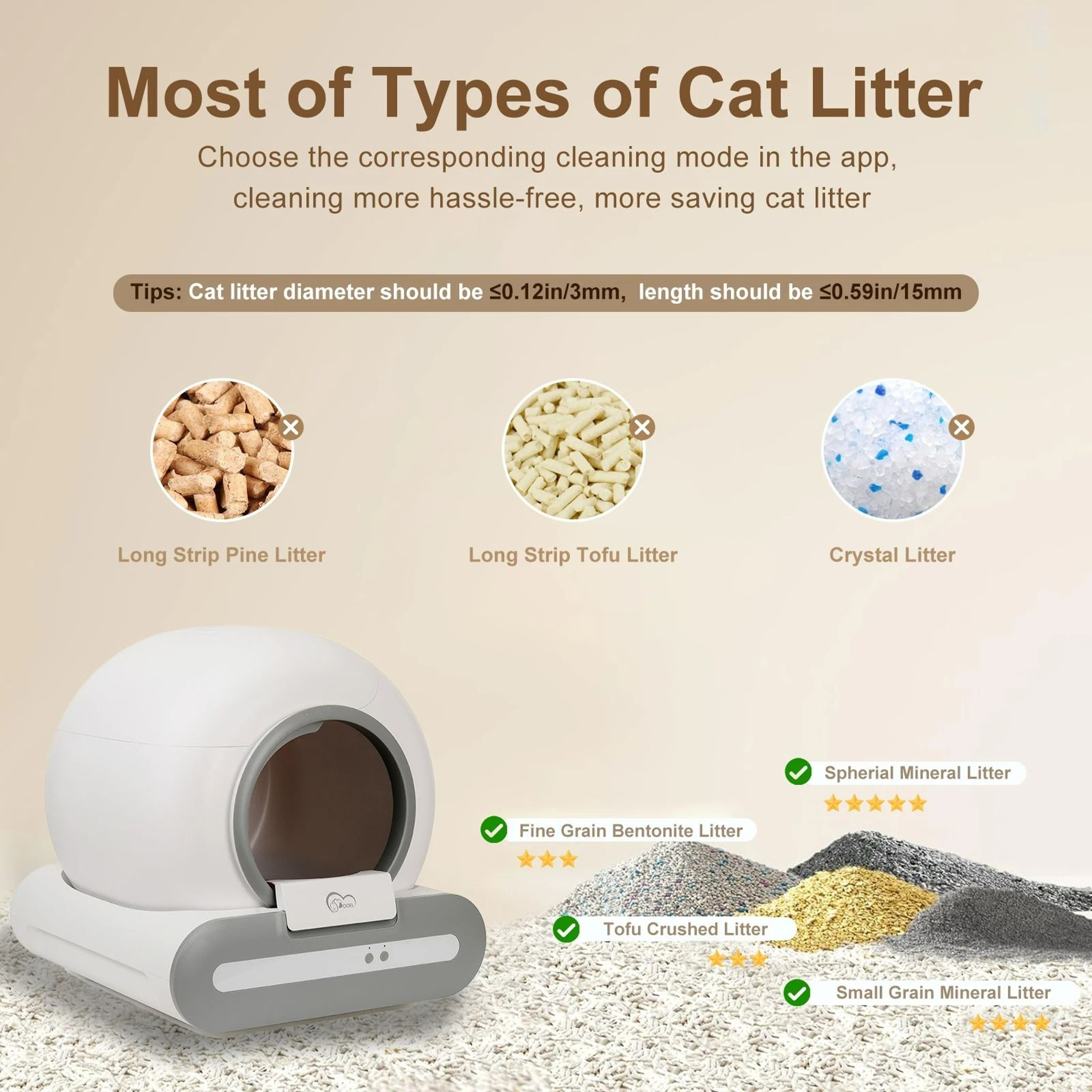 Smart SelfCleaning Automatic Cat Litter Box 5