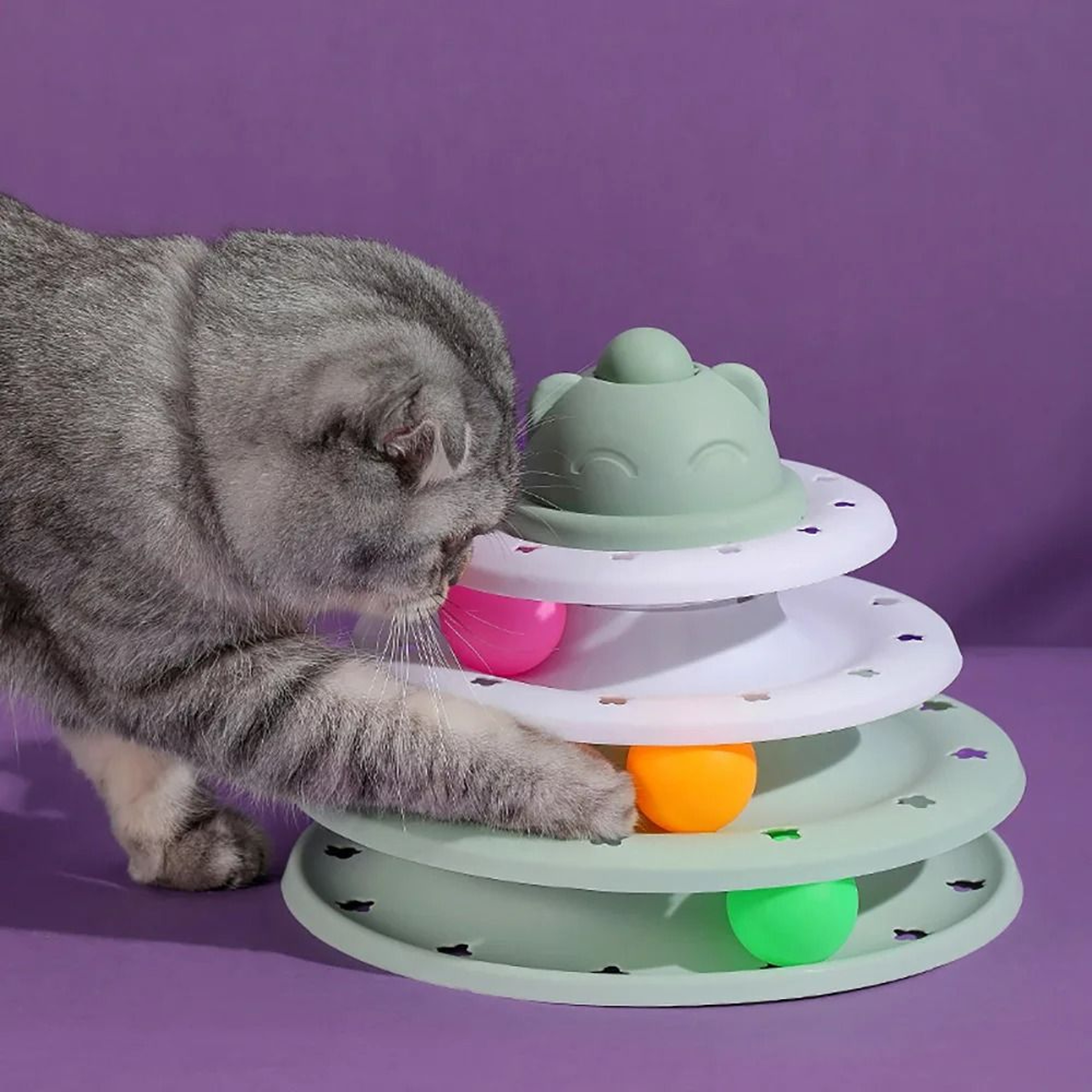 4Level Interactive Cat Toy Tower 0