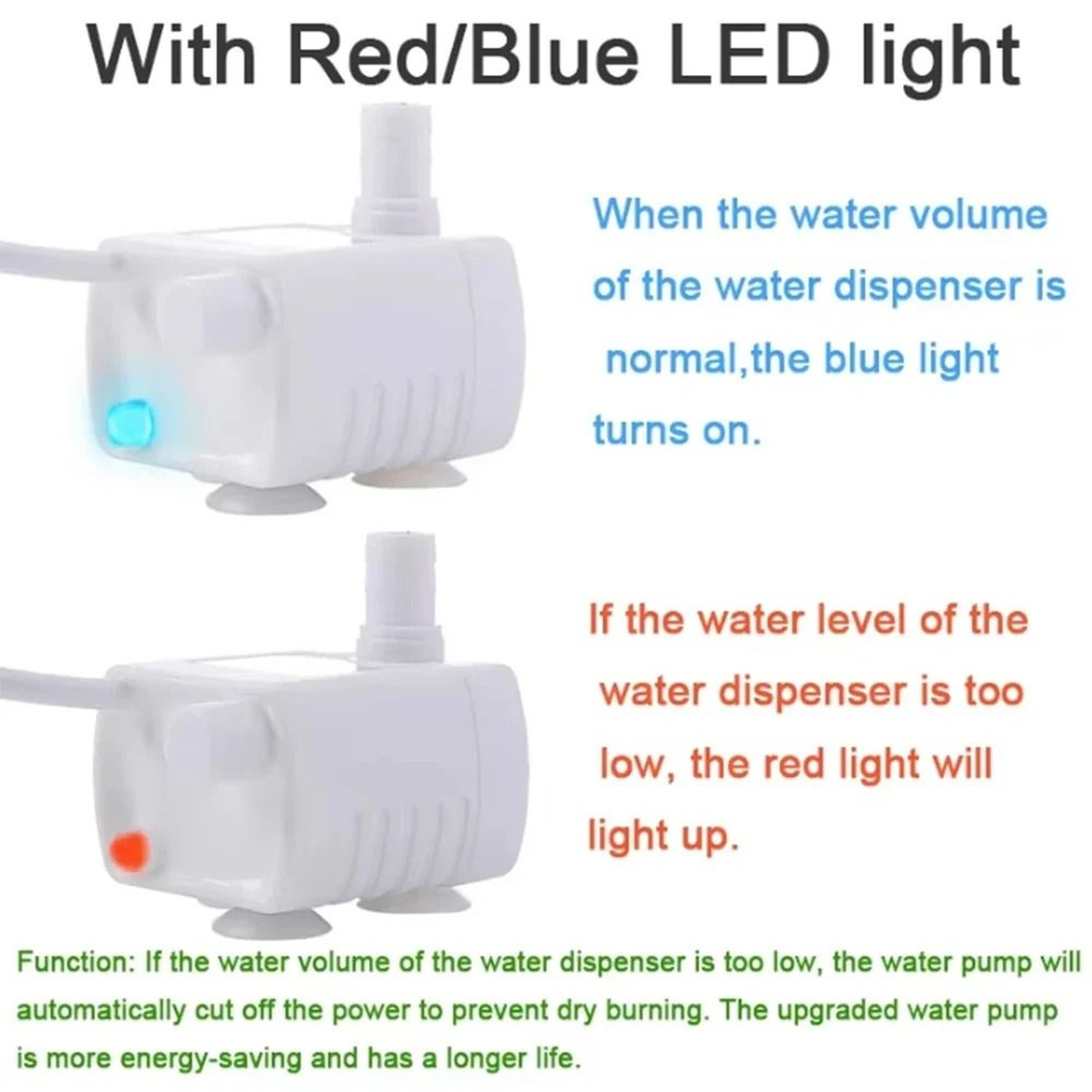 USB Universal Replacement Submersible Water Pump 6