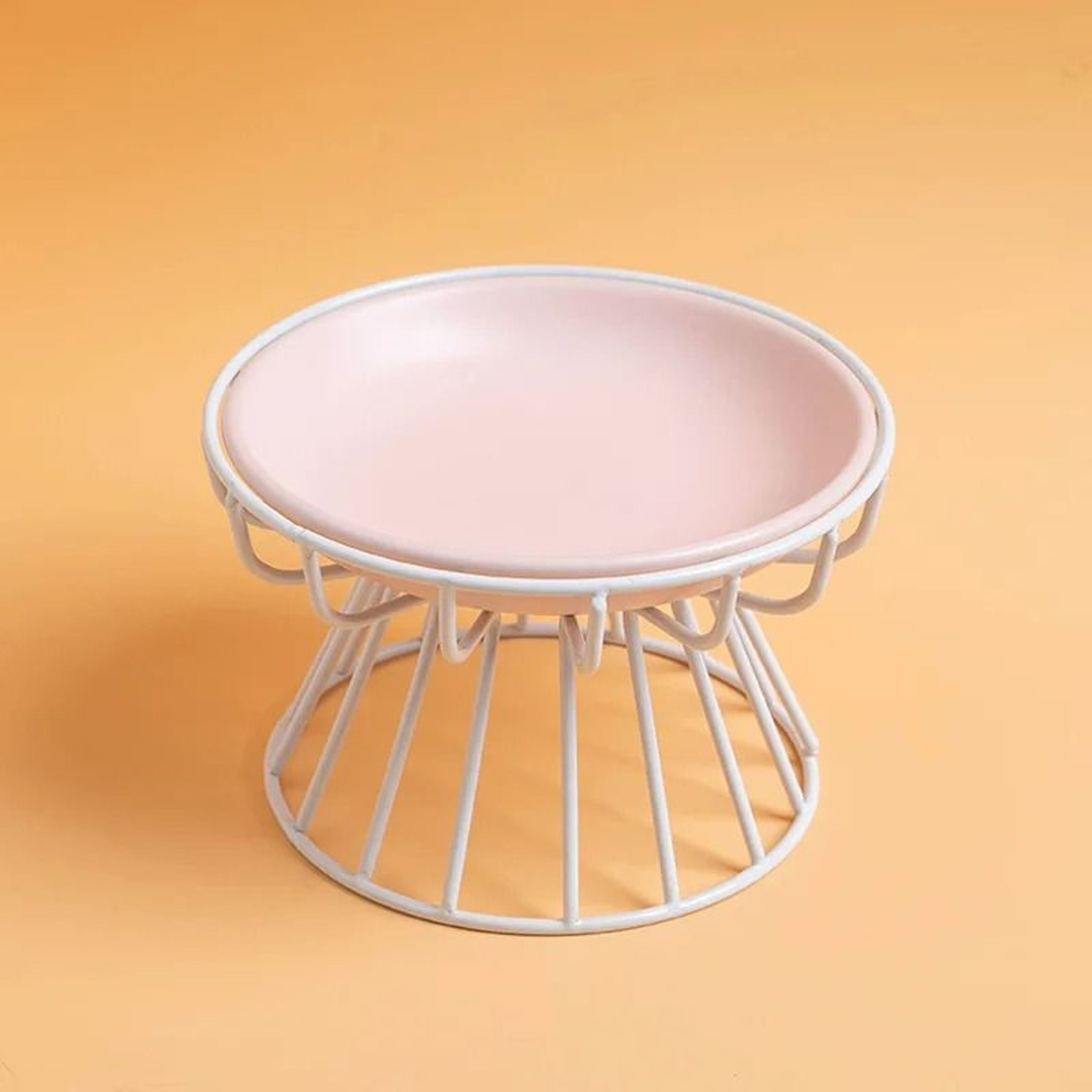 Elevated Ceramic Single Feeding Station With Iron Stand 9