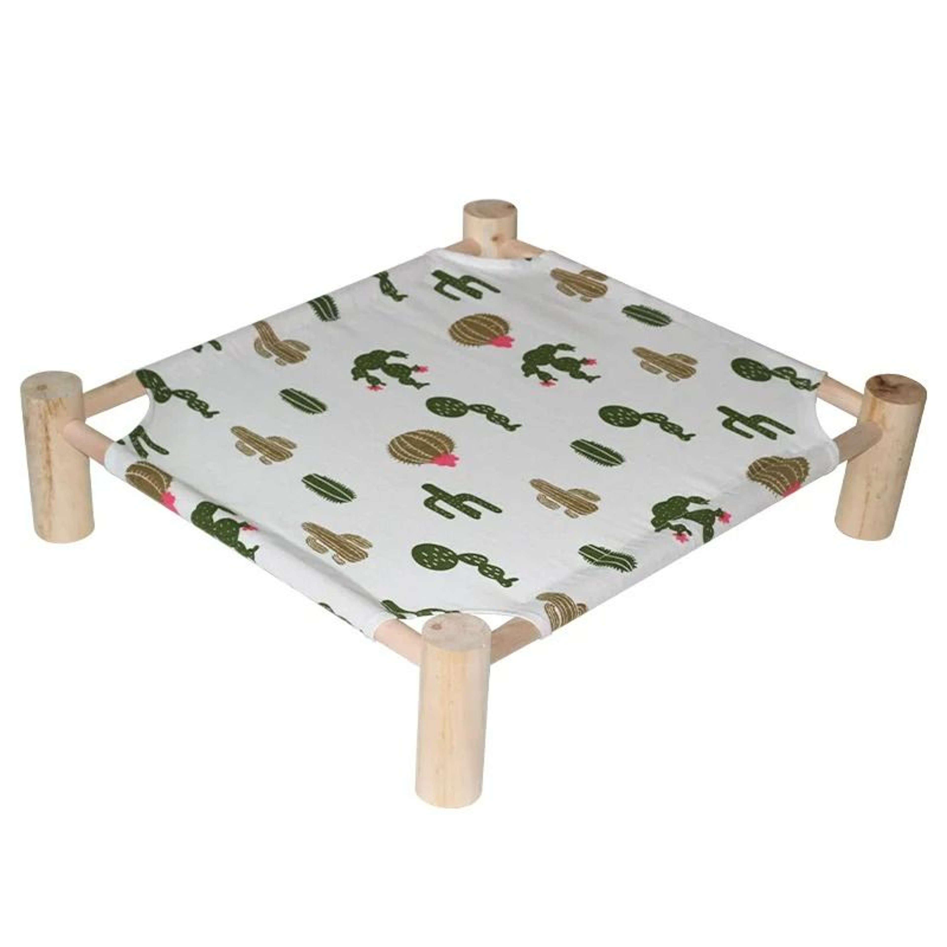 Elevated Wood Frame Breathable Pet Hammock 14