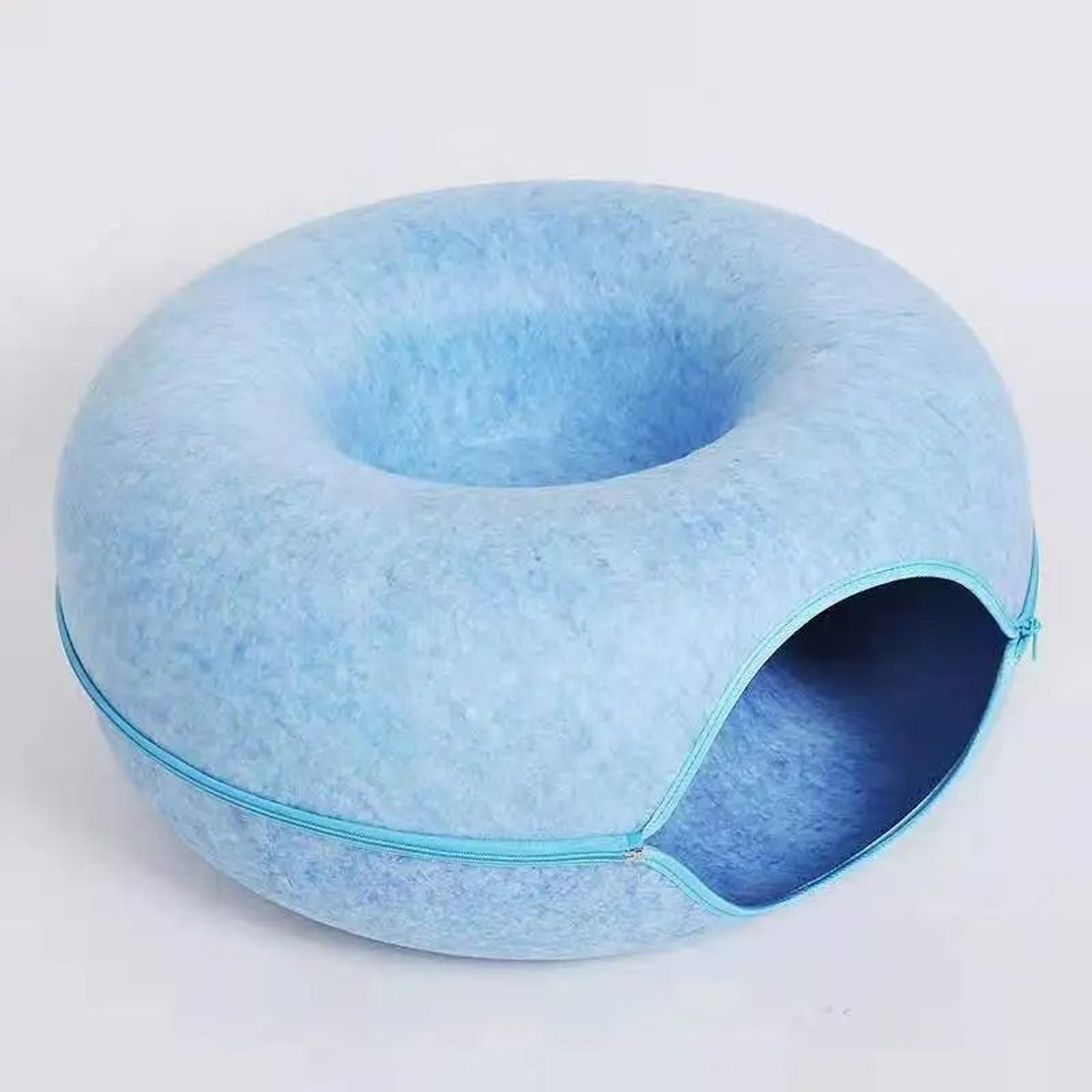 Donut Felt Cat Tunnel Bed  Cave 9