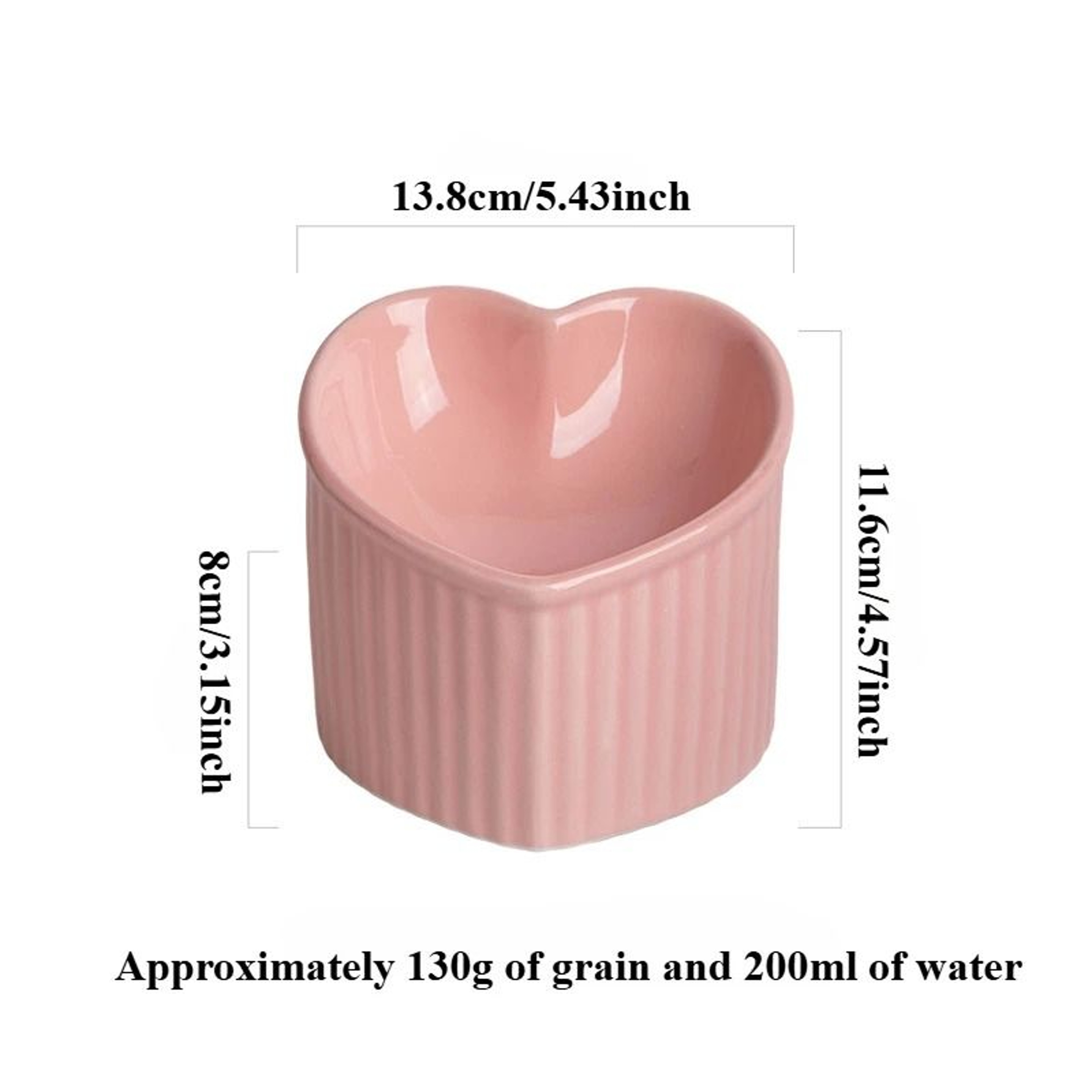 Slanted Elevated Ceramic Cat Bowl With Stand 6