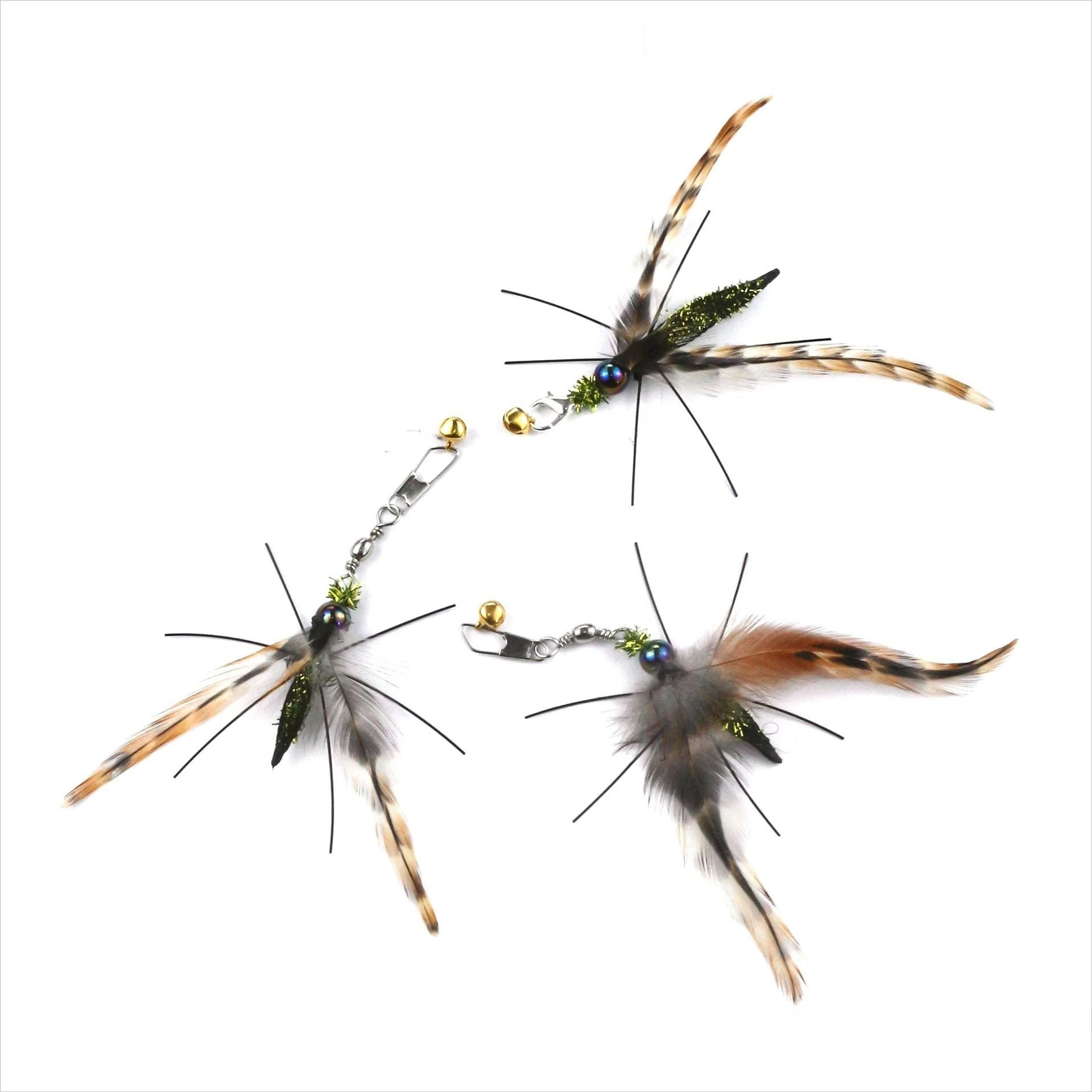 10Piece Simulated Insect  Feather Replacement Set 4