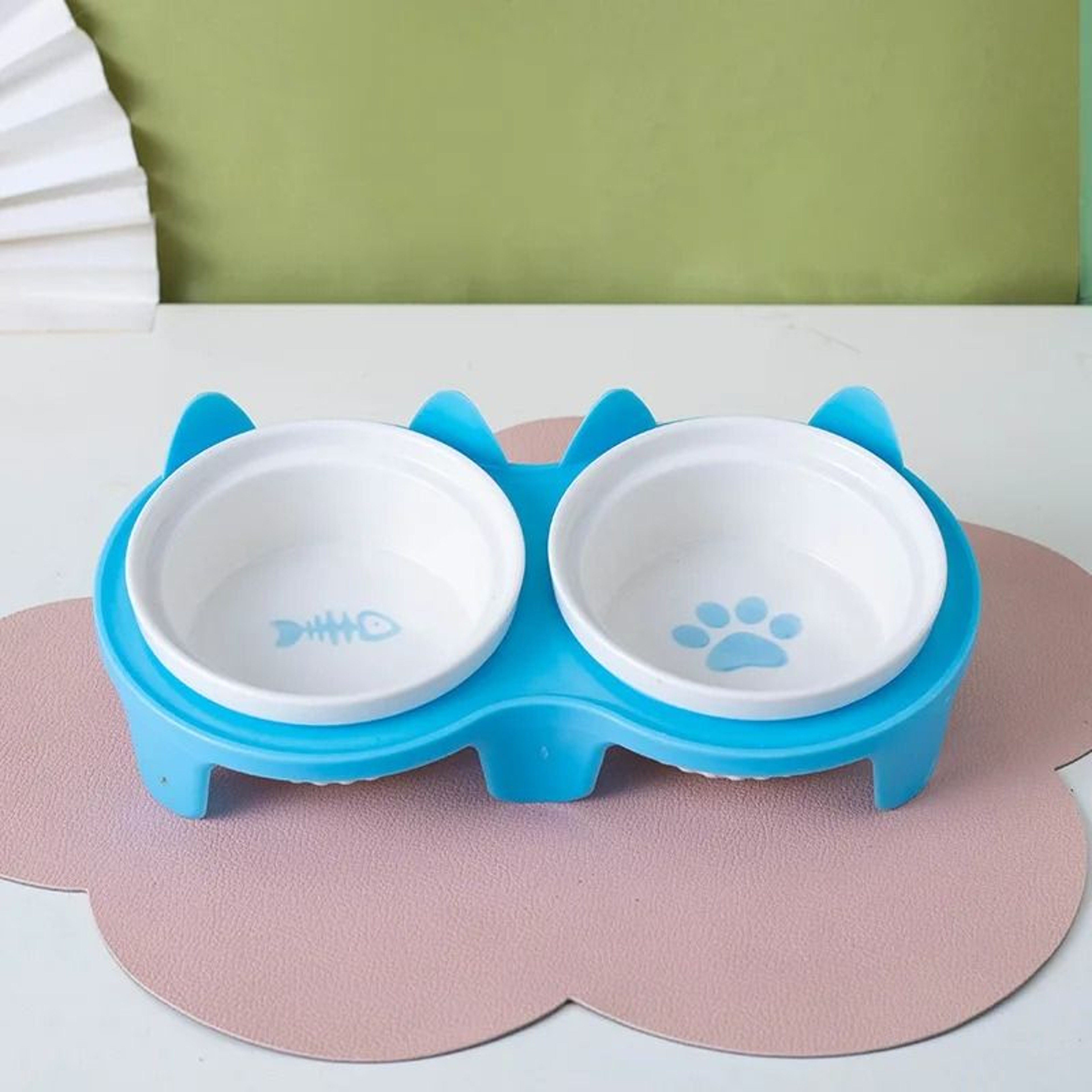 Orthopedic Ceramic Double Feeding Bowl With Elevated Stand 5