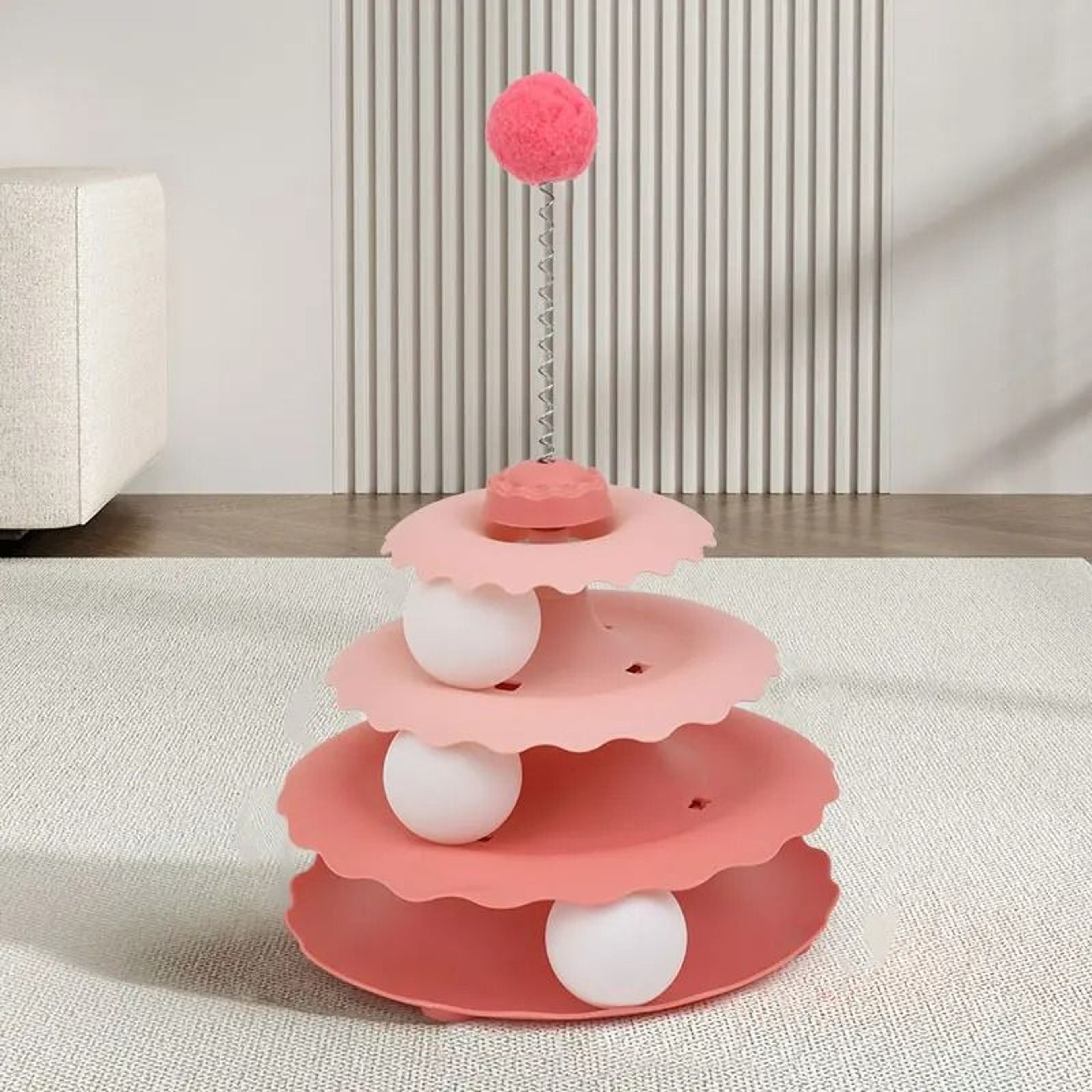 MultiLevel Interactive Cat Turntable  Teaser Station 5