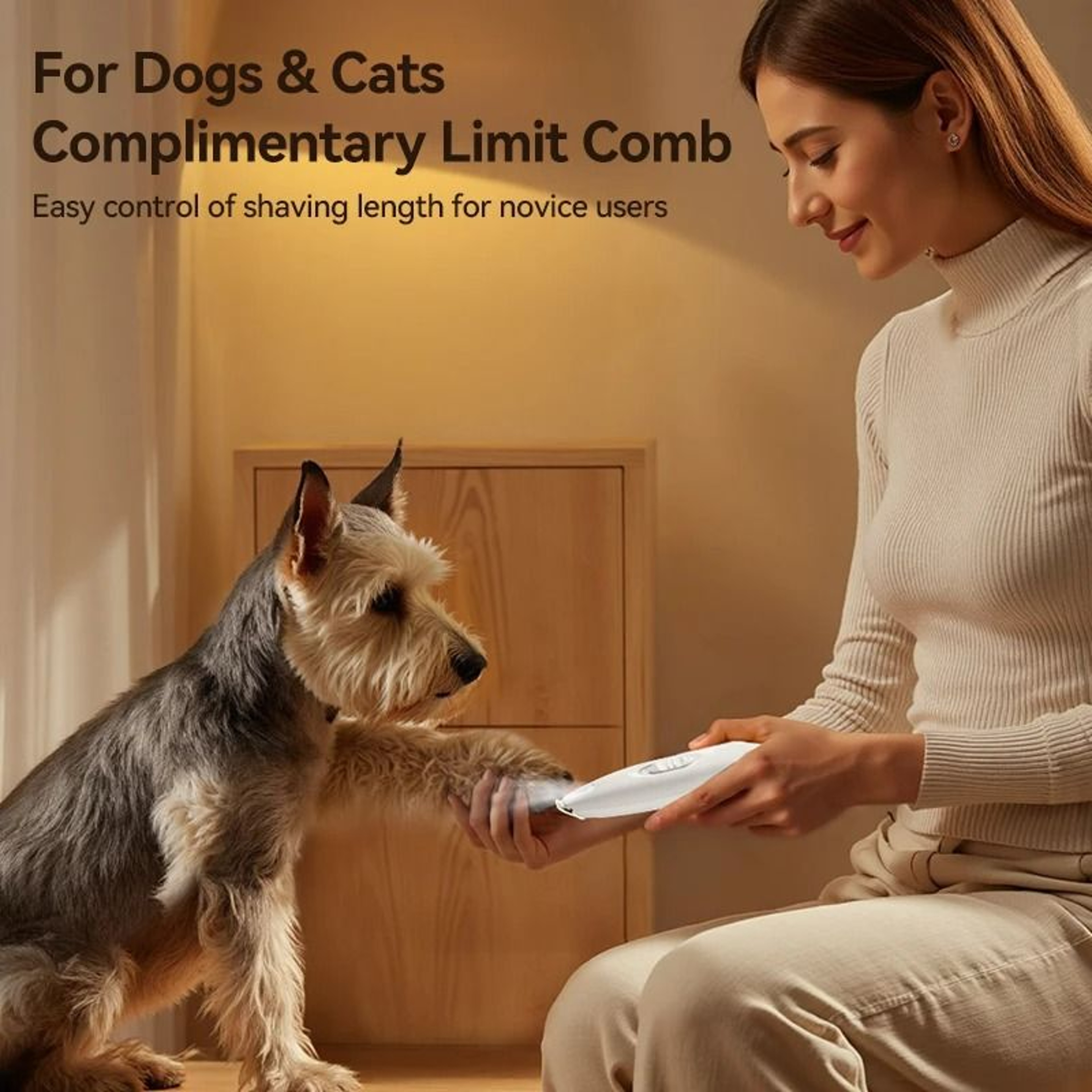 Professional LEDEquipped Precision Pet Paw Trimmer 1