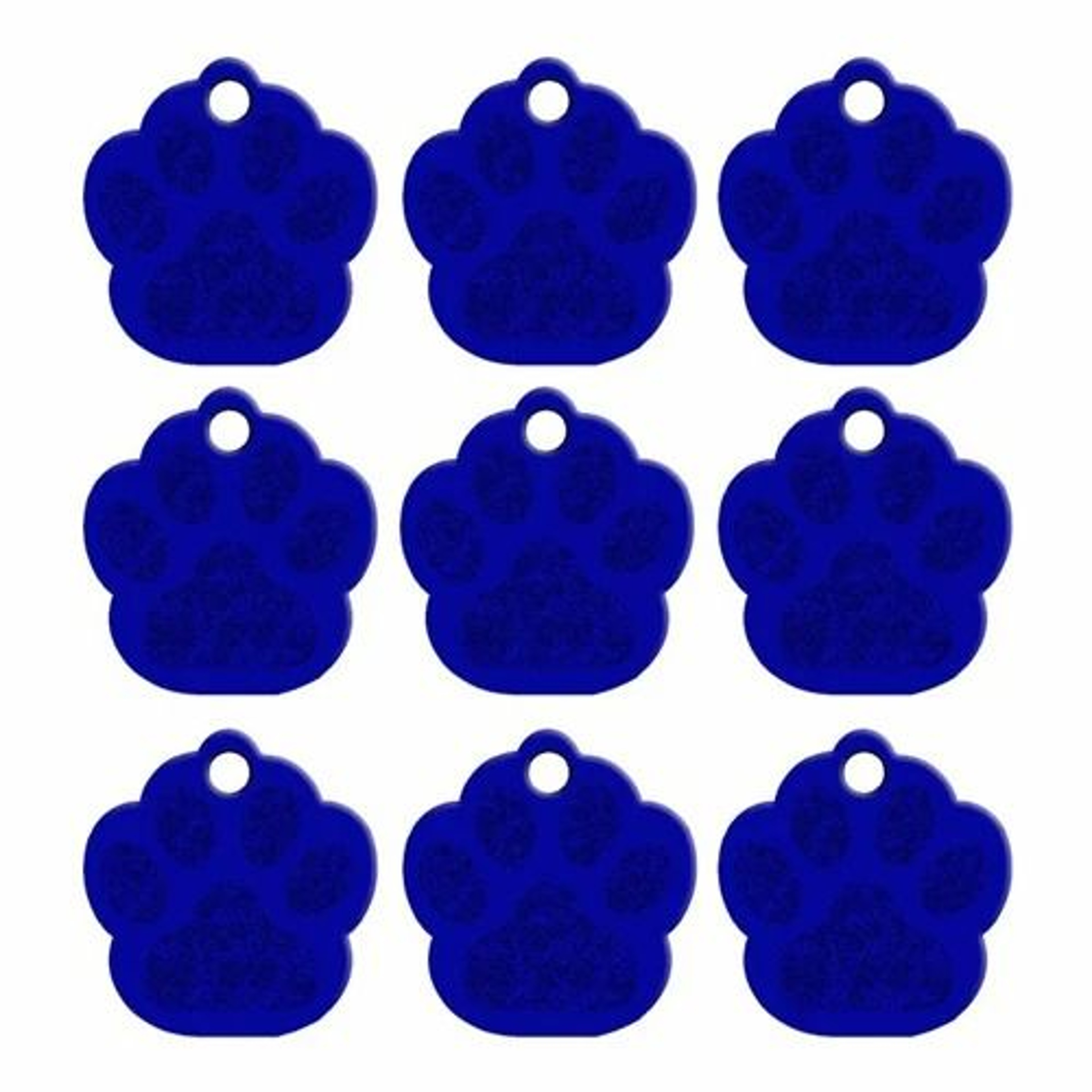 20Piece Bulk Personalized PawShape Pet ID Tags 11