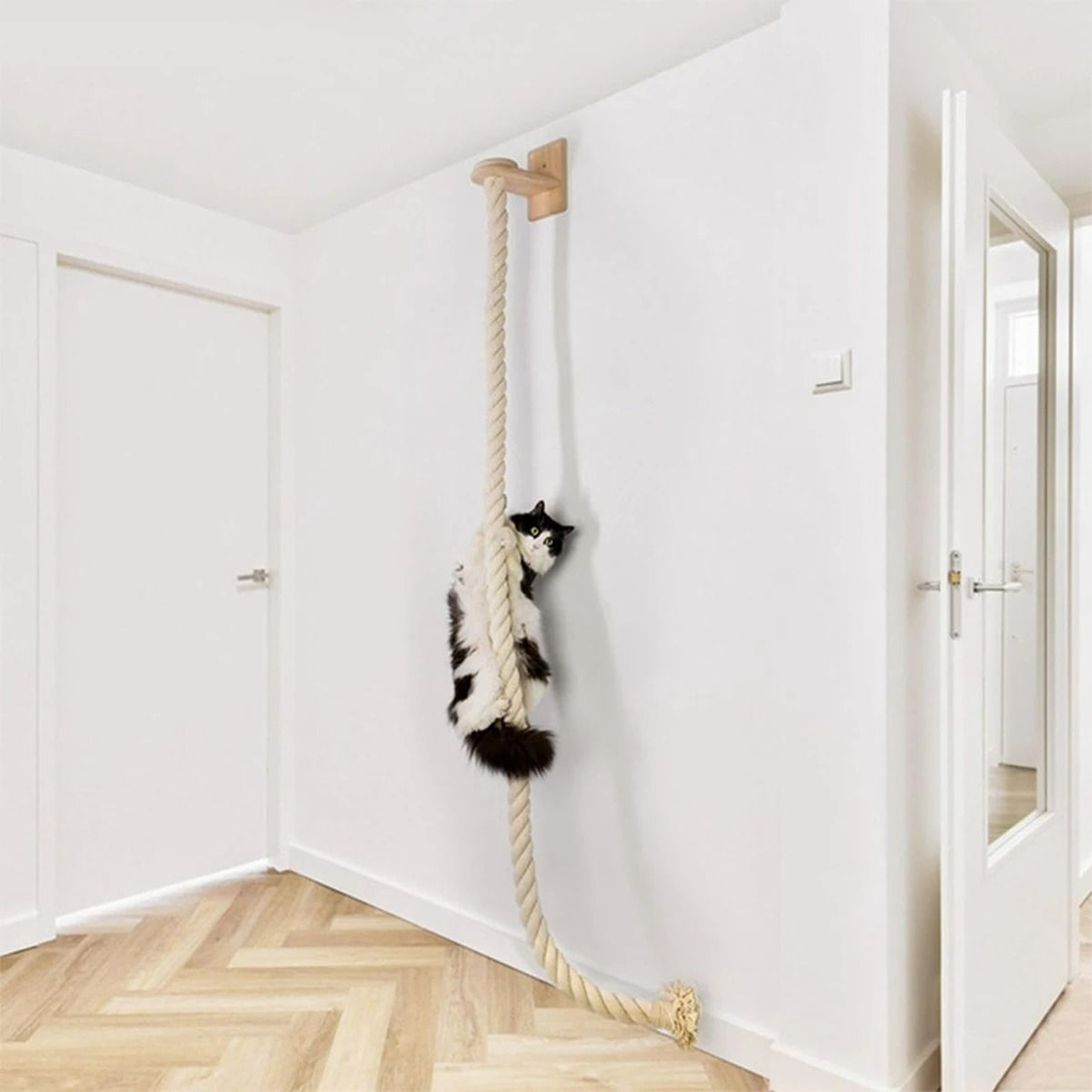 55 In Vertical WallMounted Sisal Scratching Column 1