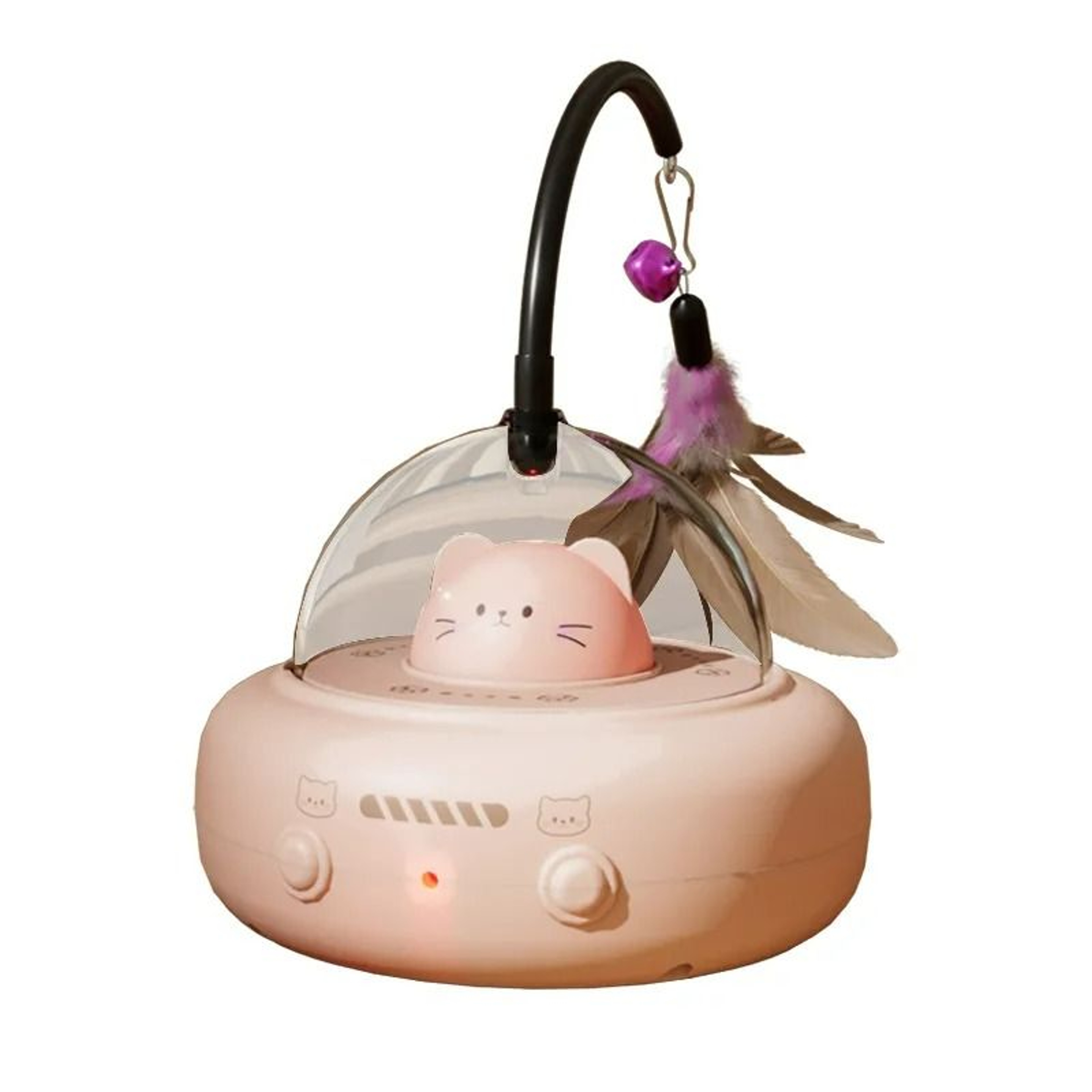 Smart UFO Electric Teaser  Robotic Feather Toy 8