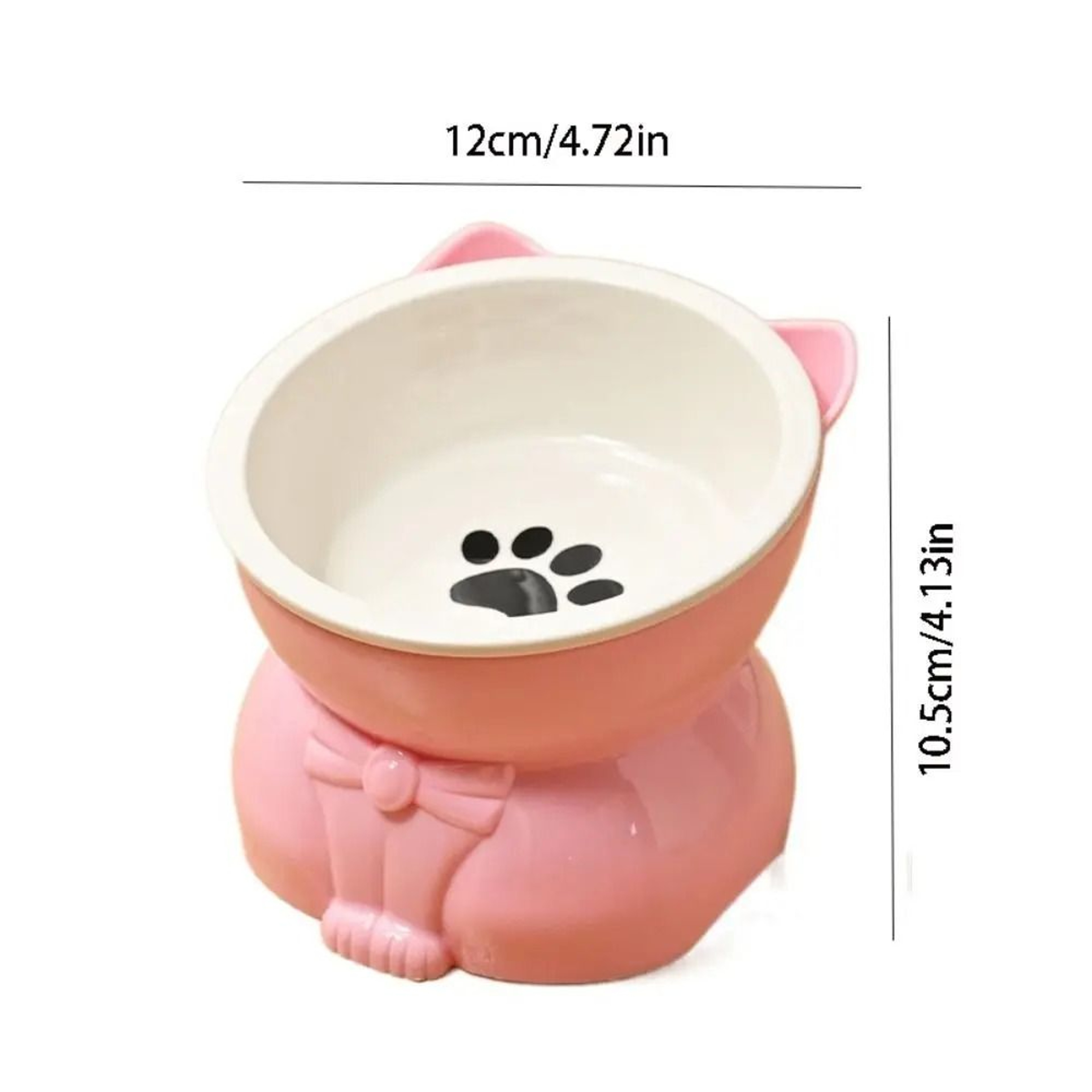 Creative Slanted Ceramic Pet Feeding Basin 5