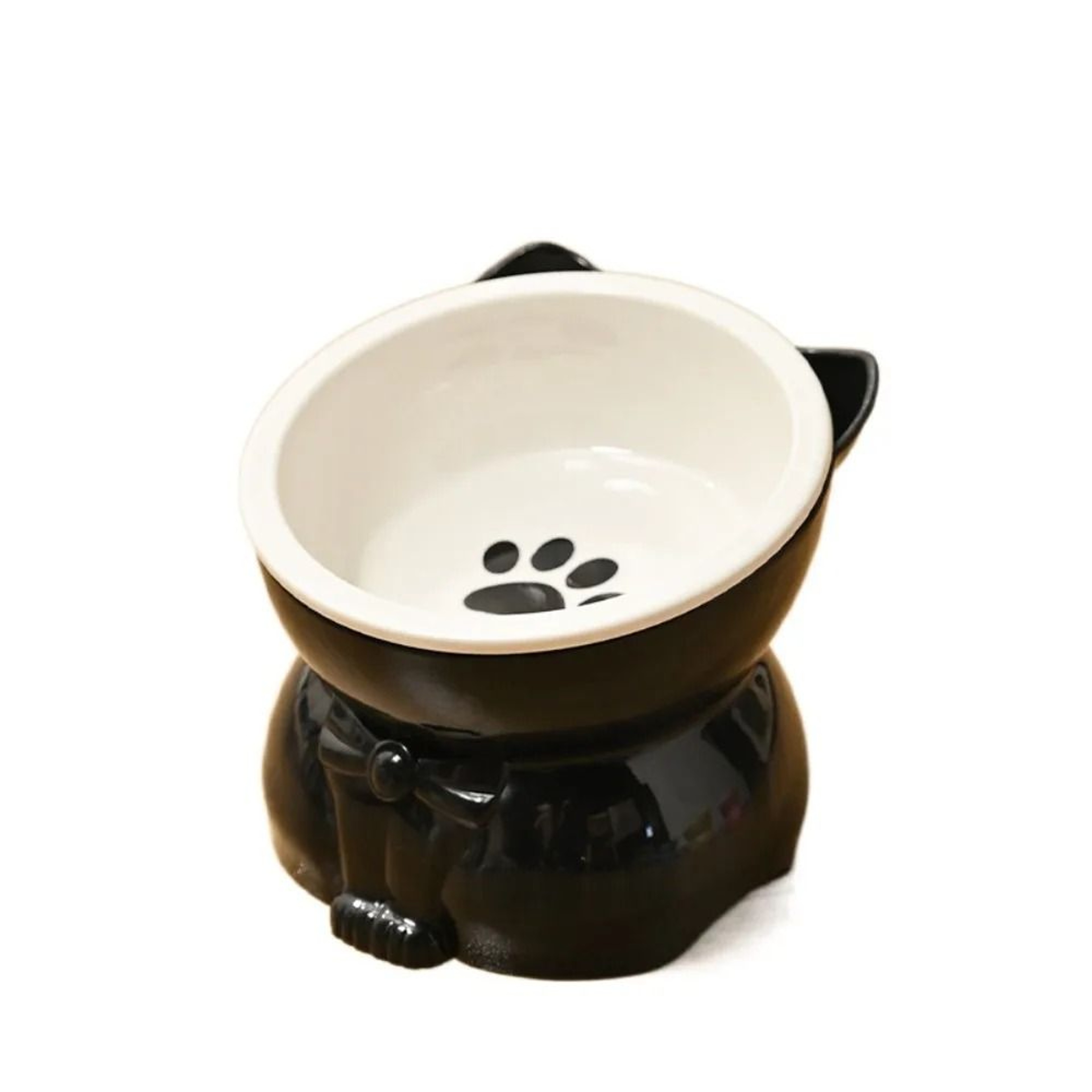 Creative Slanted Ceramic Pet Feeding Basin 7