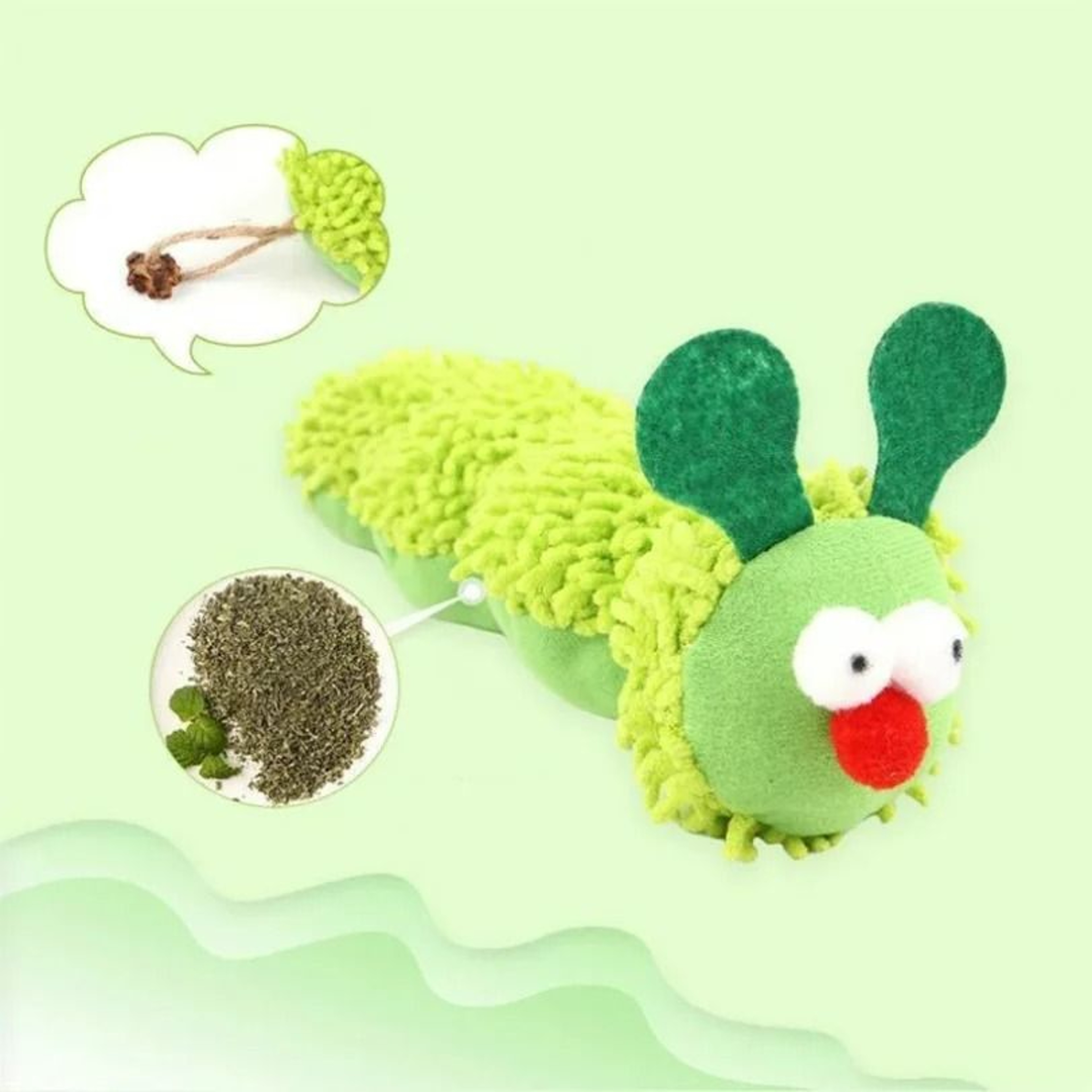 Interactive Durable Plush Green Hunter Toy 1