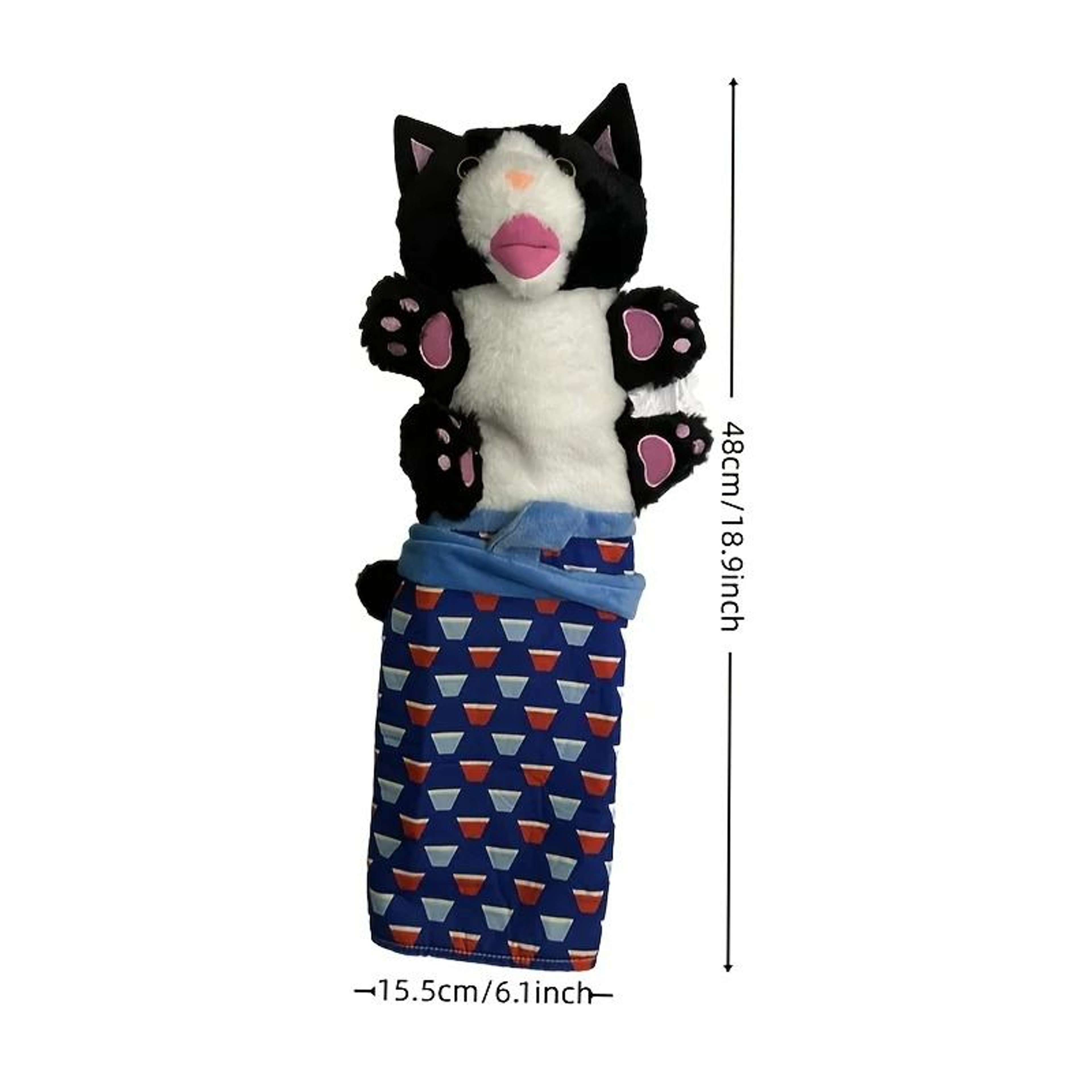 Interactive Cat Wrestling Puppet With Poseable Limbs 3