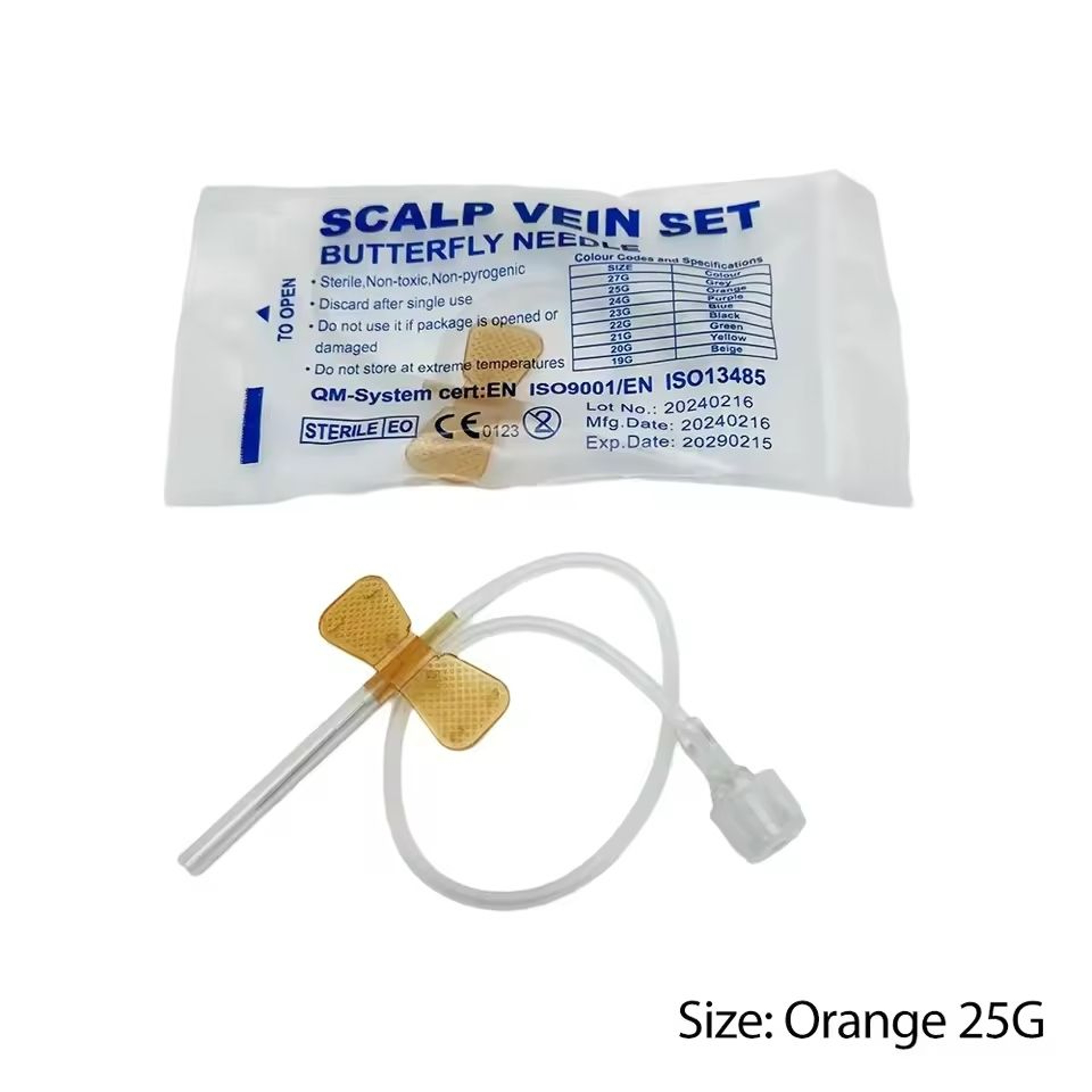Professional Disposable Butterfly Infusion Needle 50Piece Bulk Pack 9