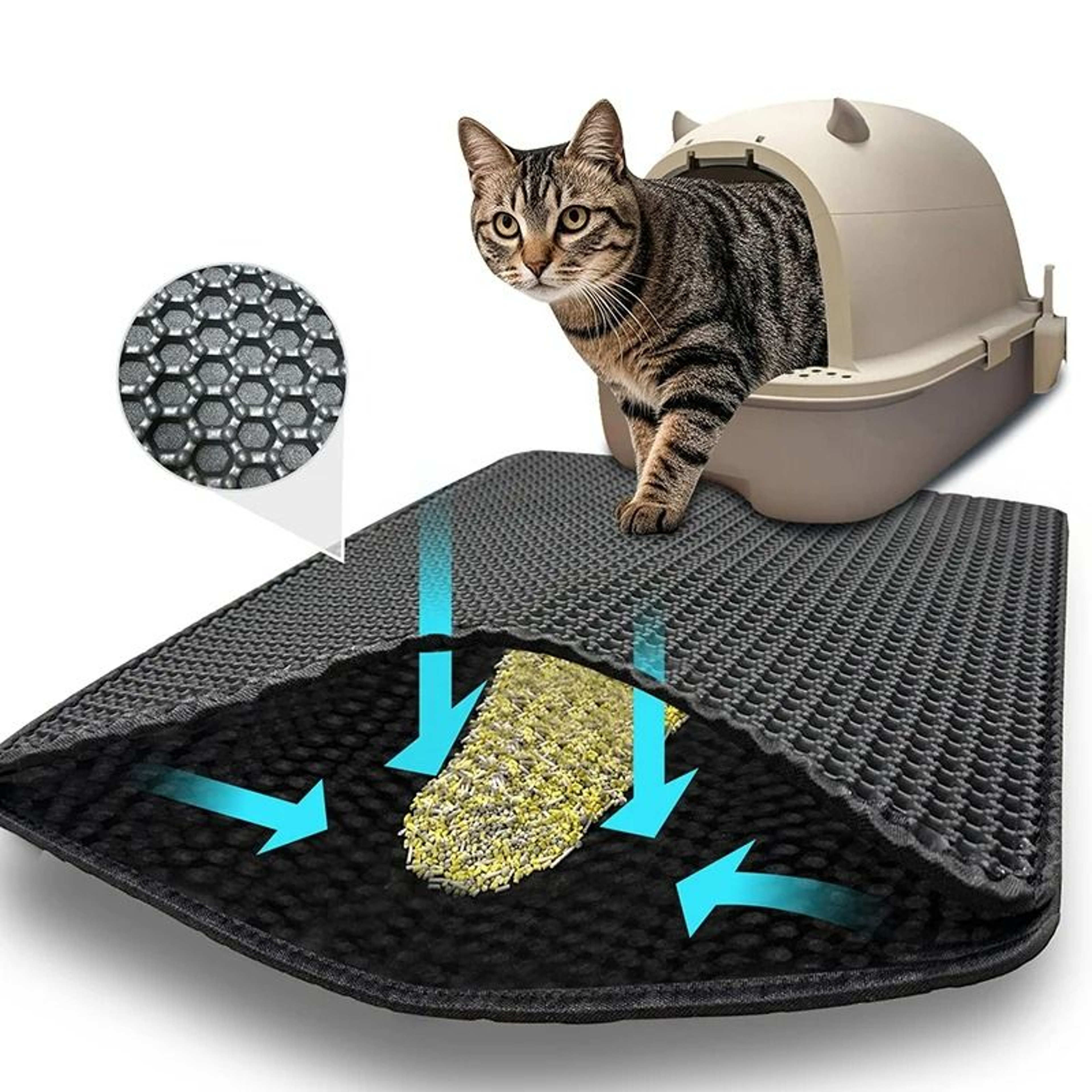 DoubleLayer EVA Litter Trapping Mat 1