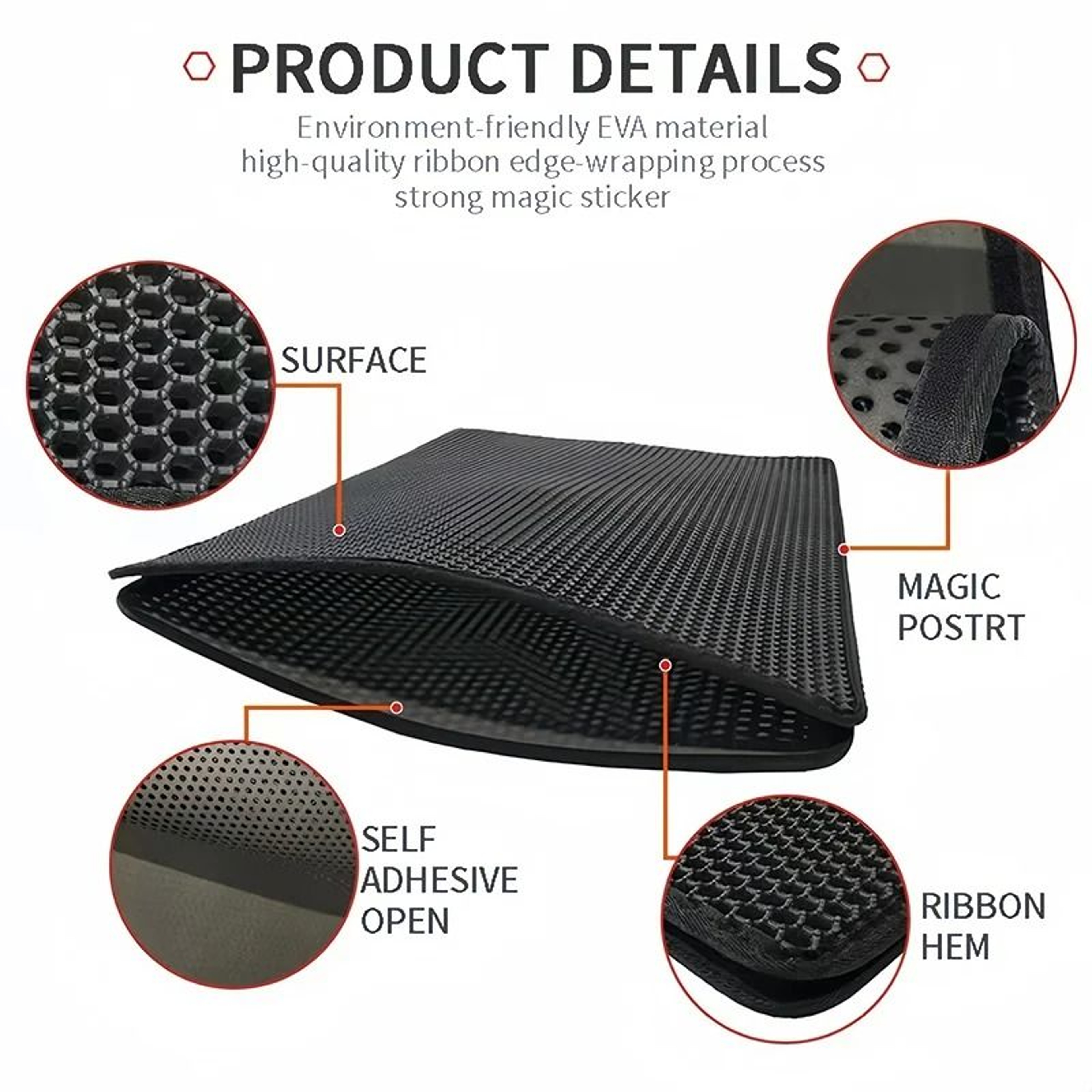 DoubleLayer EVA Litter Trapping Mat 2