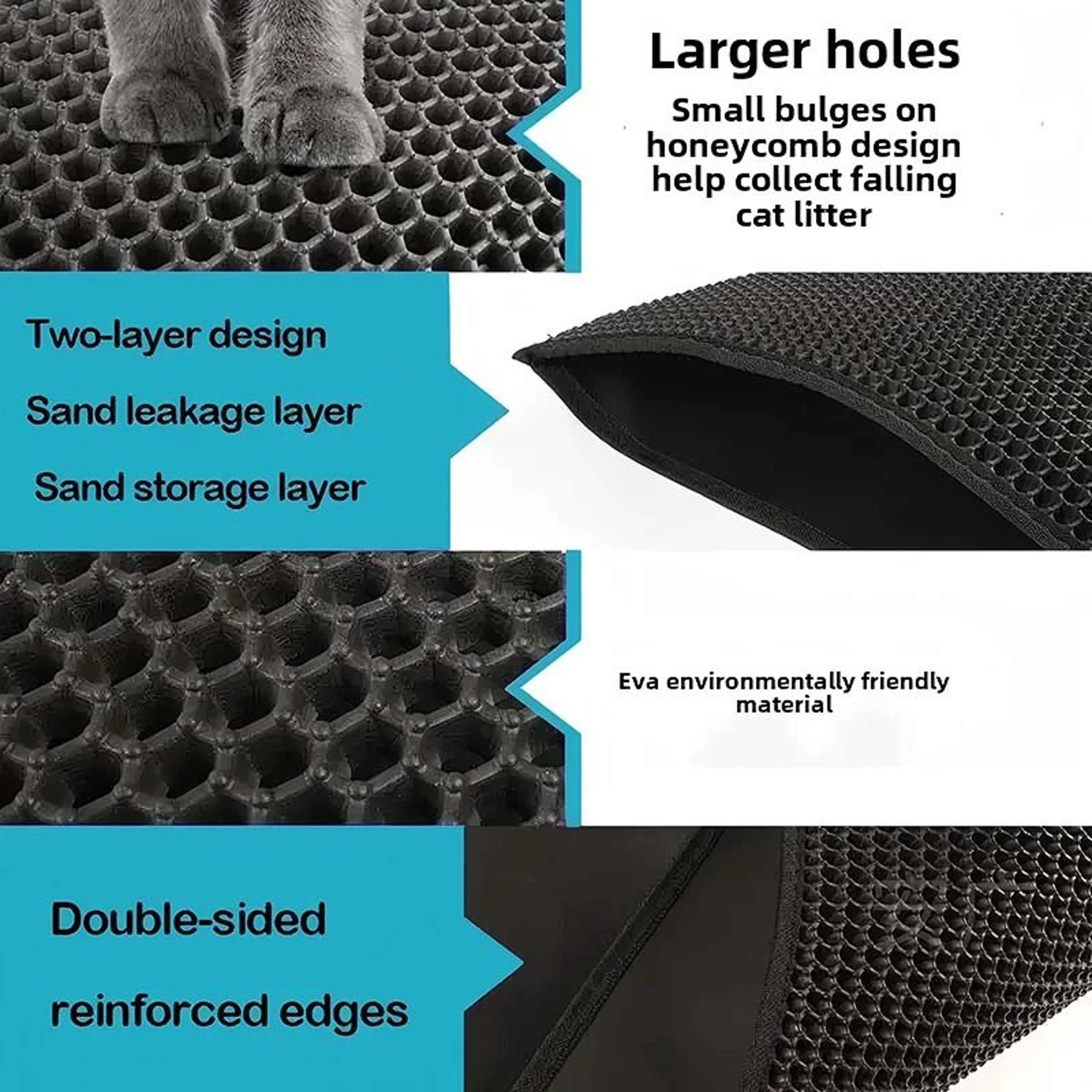 DoubleLayer EVA Litter Trapping Mat 5