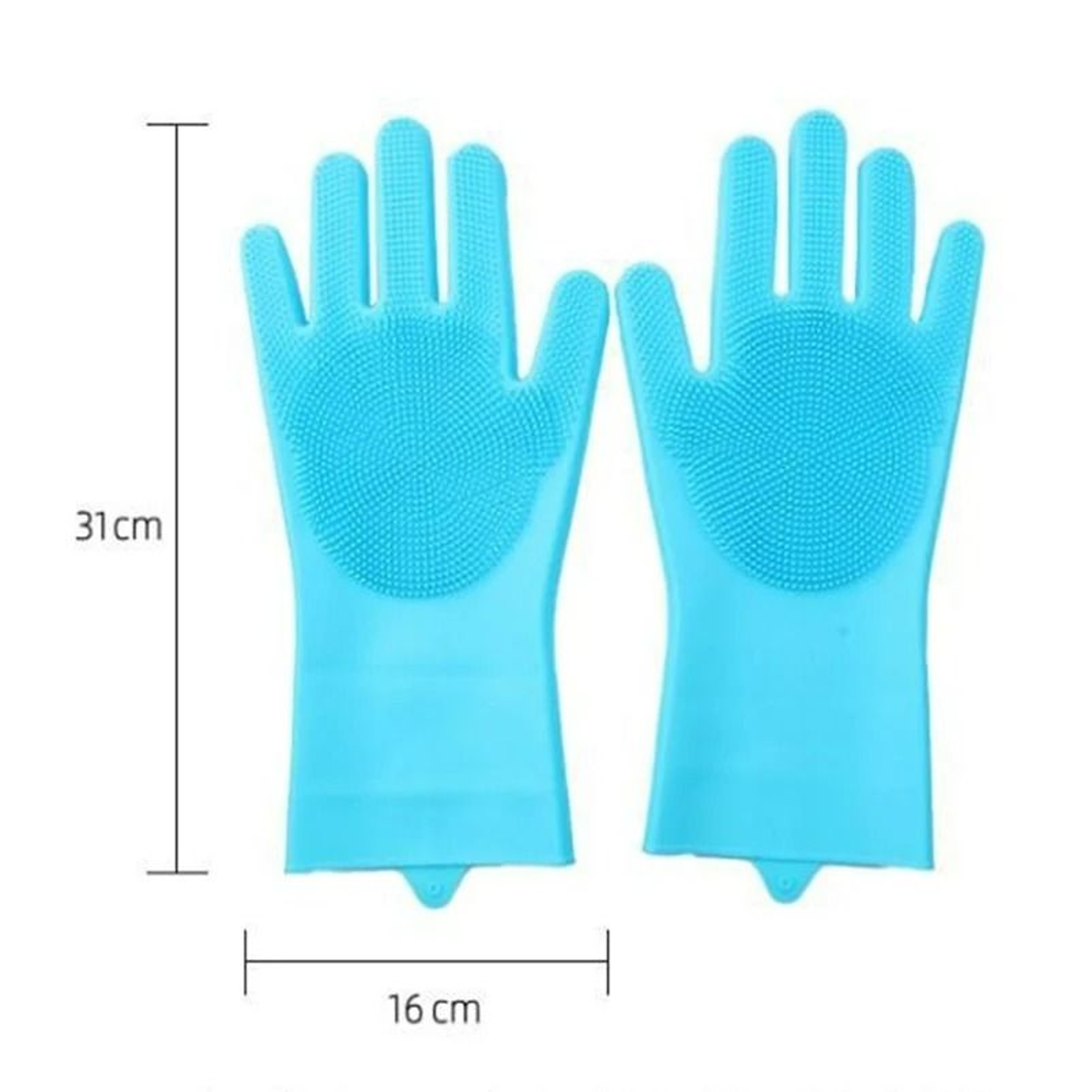 Magic Silicone Pet Bathing  Massage Gloves Pair 5