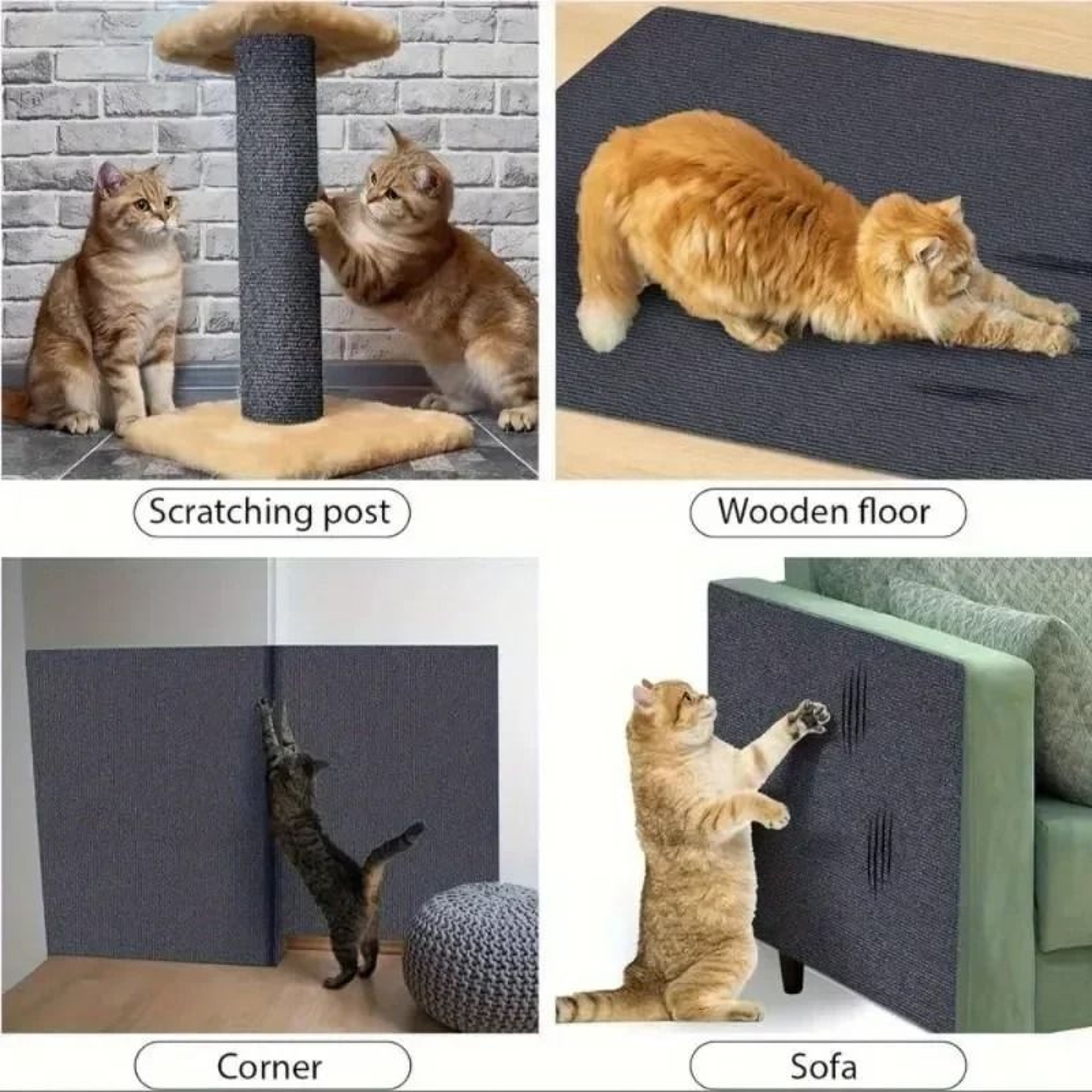 Trimmable SelfAdhesive Carpet Scratching Protector 4