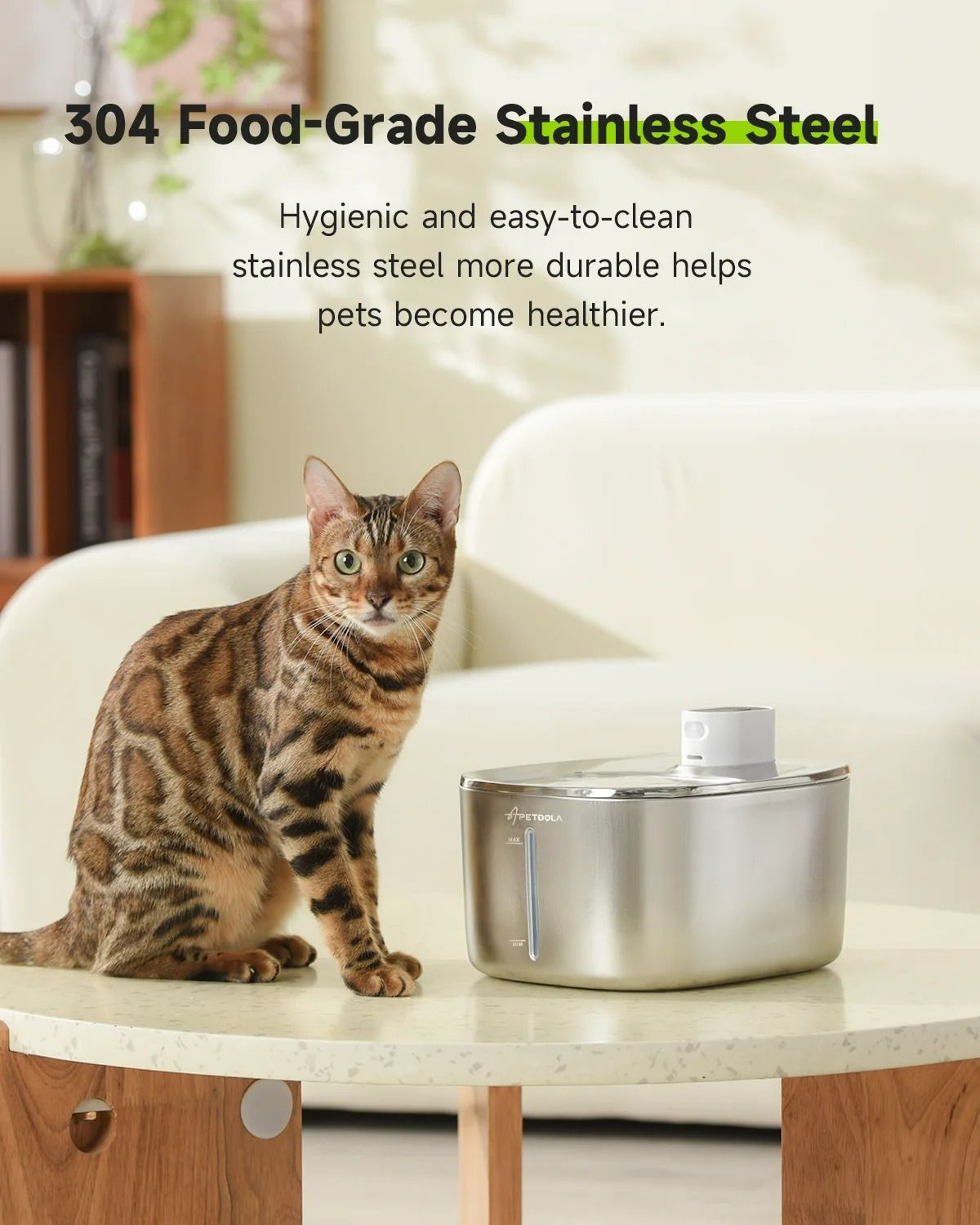 4L Wireless MotionSensor Automatic Pet Water Fountain 5