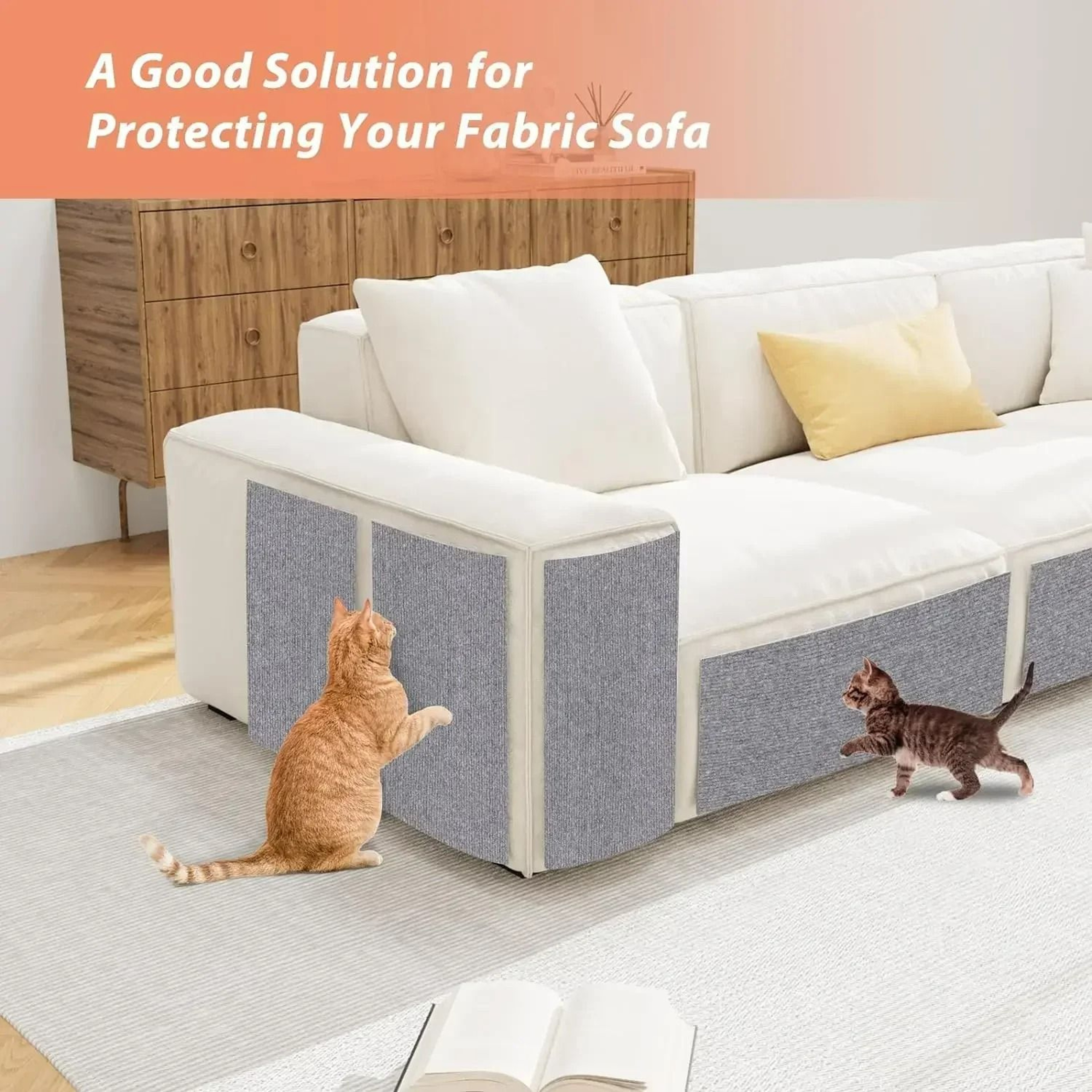 Customizable AntiScratch Adhesive Carpet Protector 3