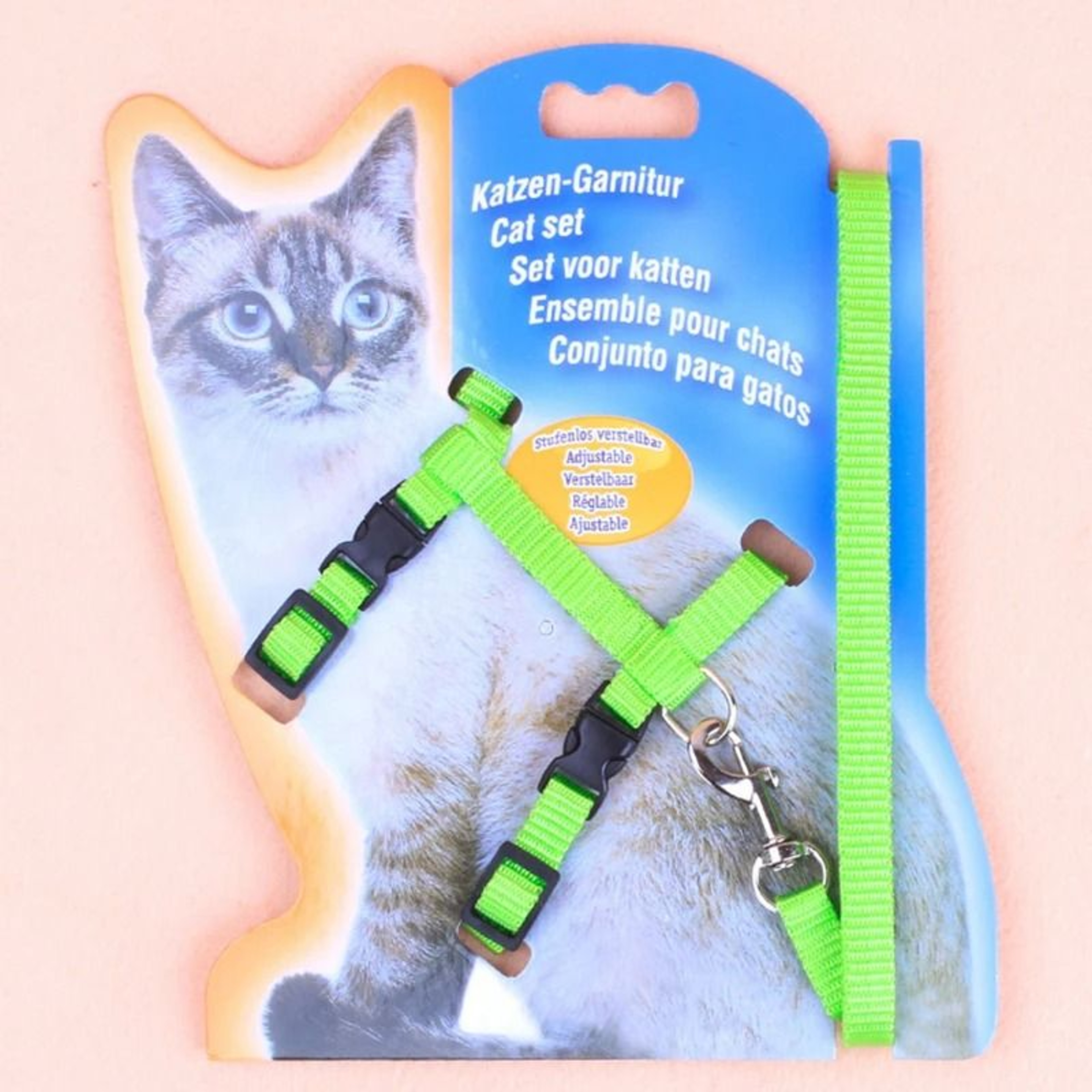 HighQuality Nylon Adjustable Cat Harness And Leash Set 8