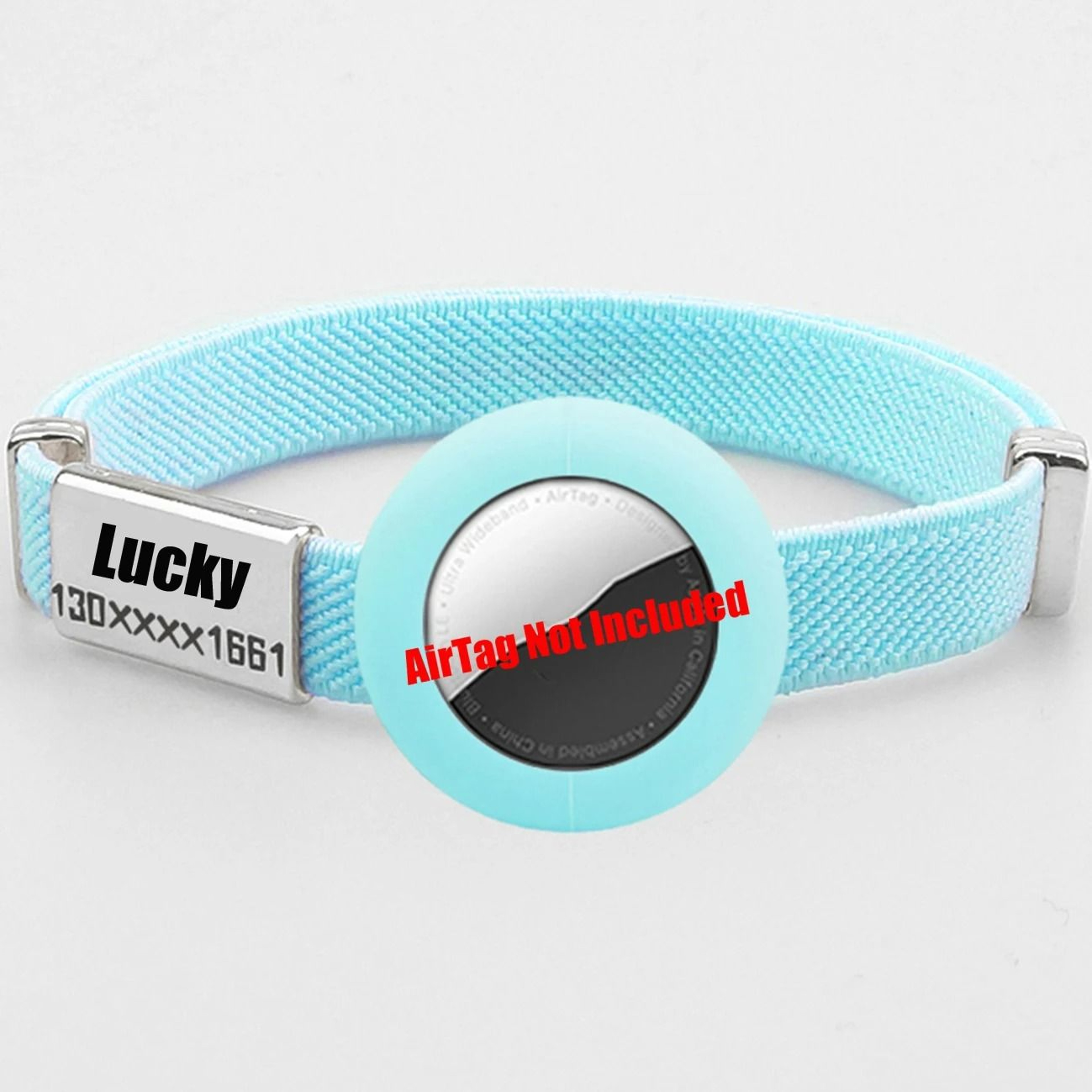 Fashion Airtag Cat Collar With Elastic Safety And Customized ID Tag 9