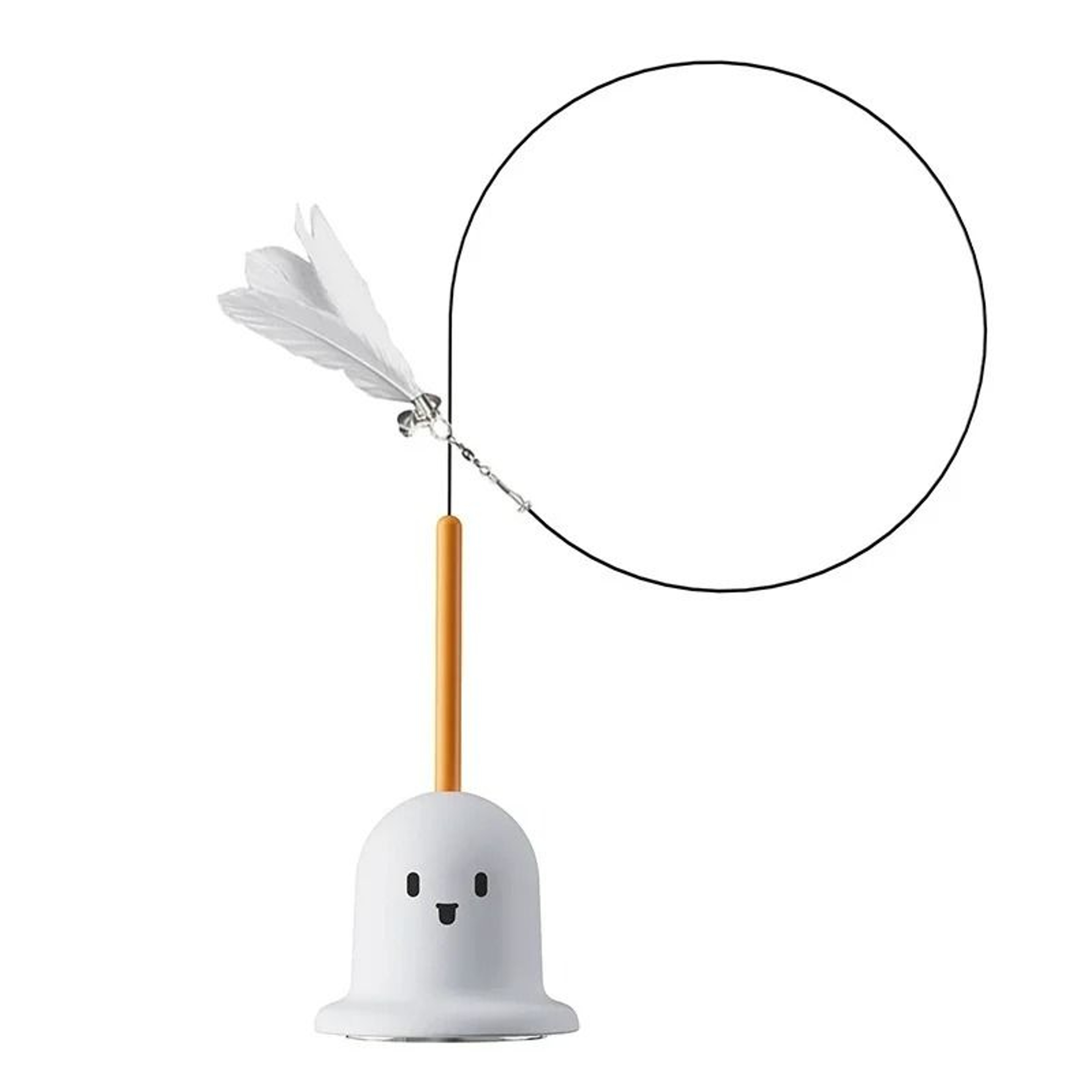 SelfEntertaining Interactive Feather Wand With Industrial Strength Suction Cup 7