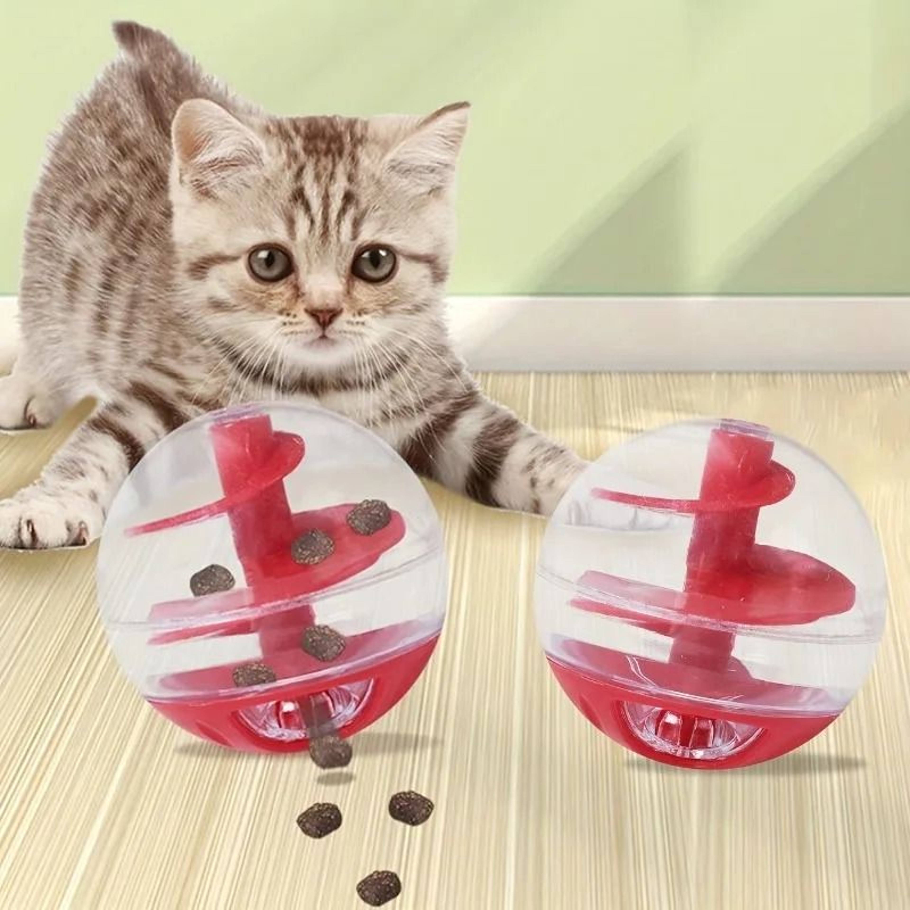 Interactive GravityBalanced Food Puzzle  Slow Feeder Ball 0