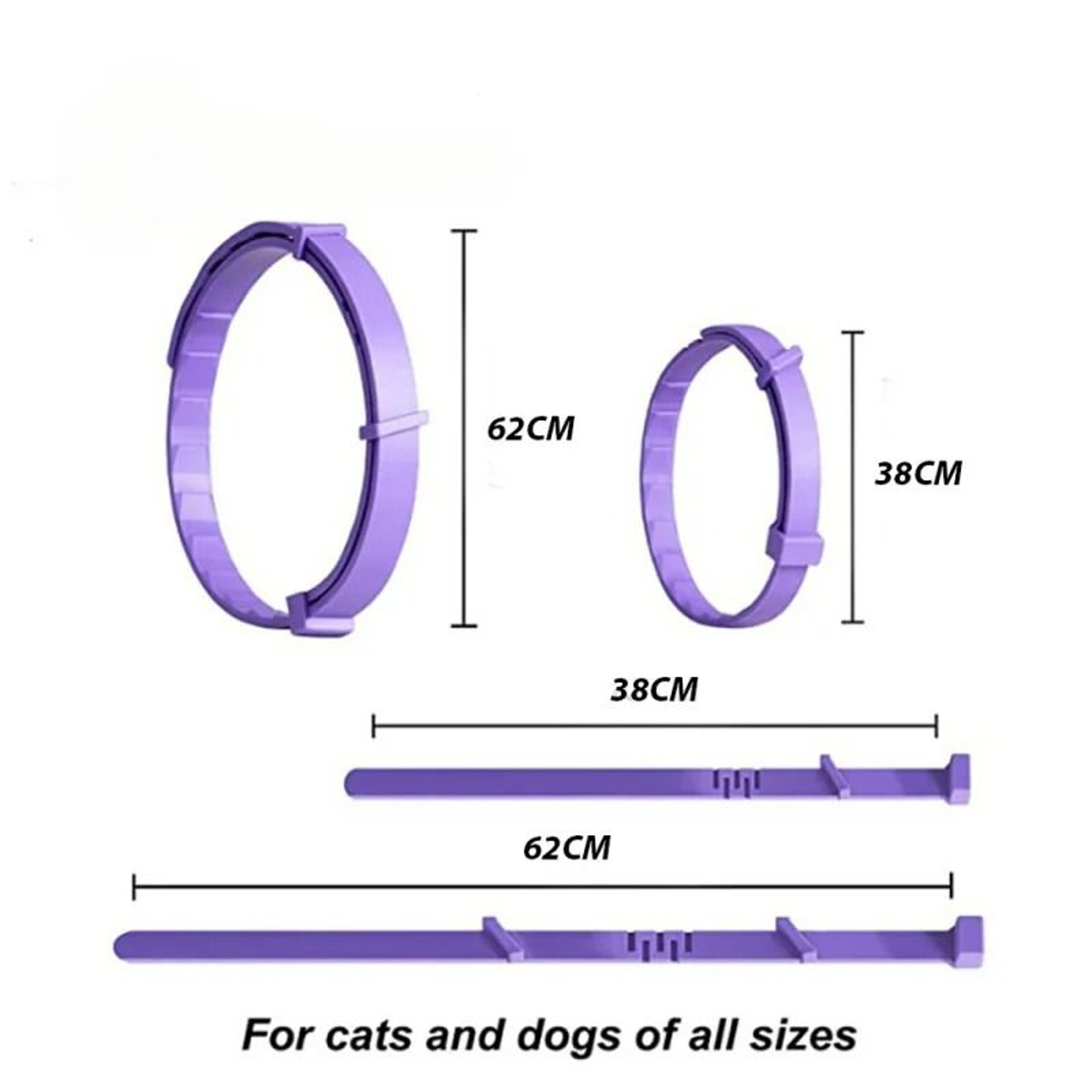 3Pack LongLasting Cat Calming Pheromone Collars For Anxiety  Stress Relief 1