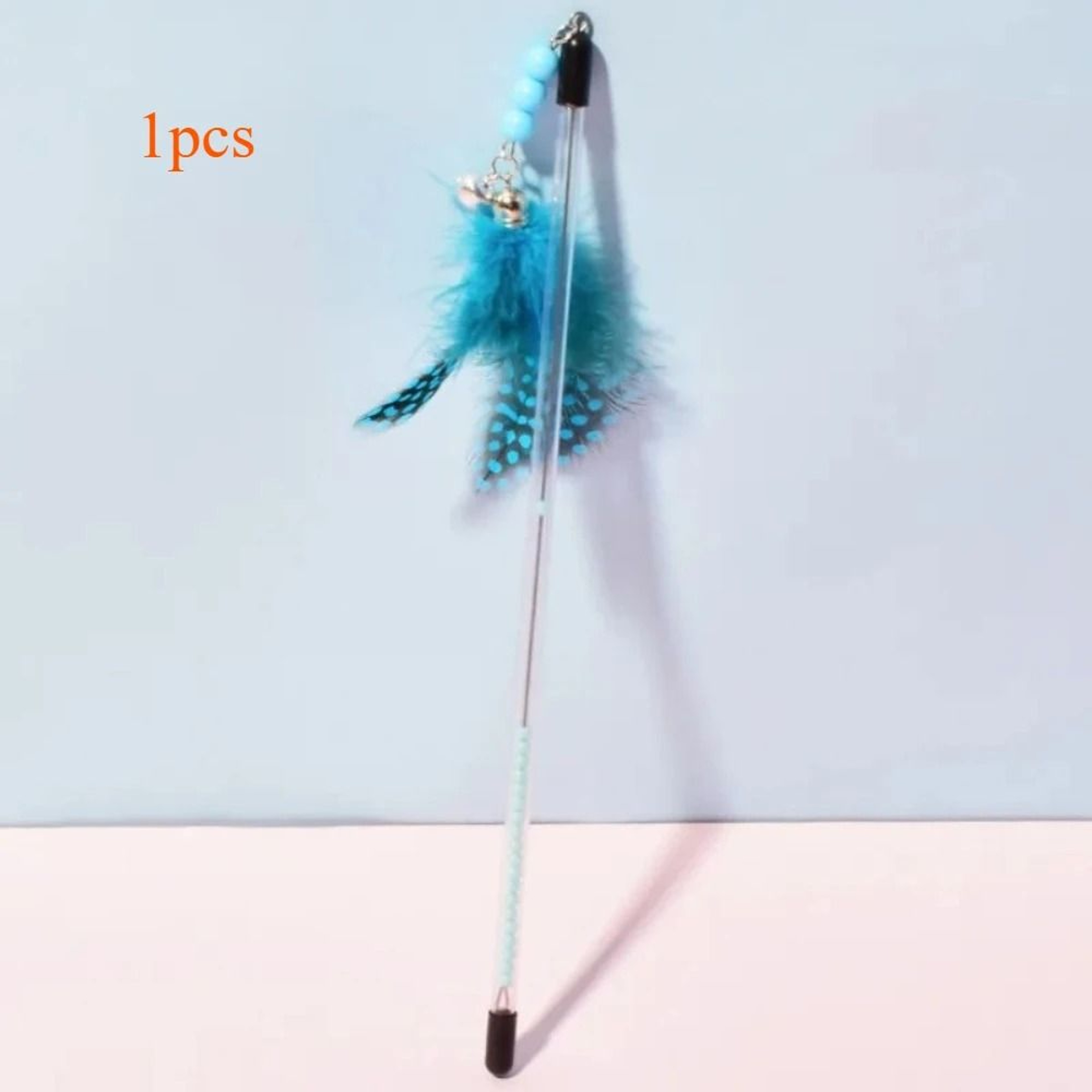 Retractable Feather Interactive Cat Teaser Wand 7