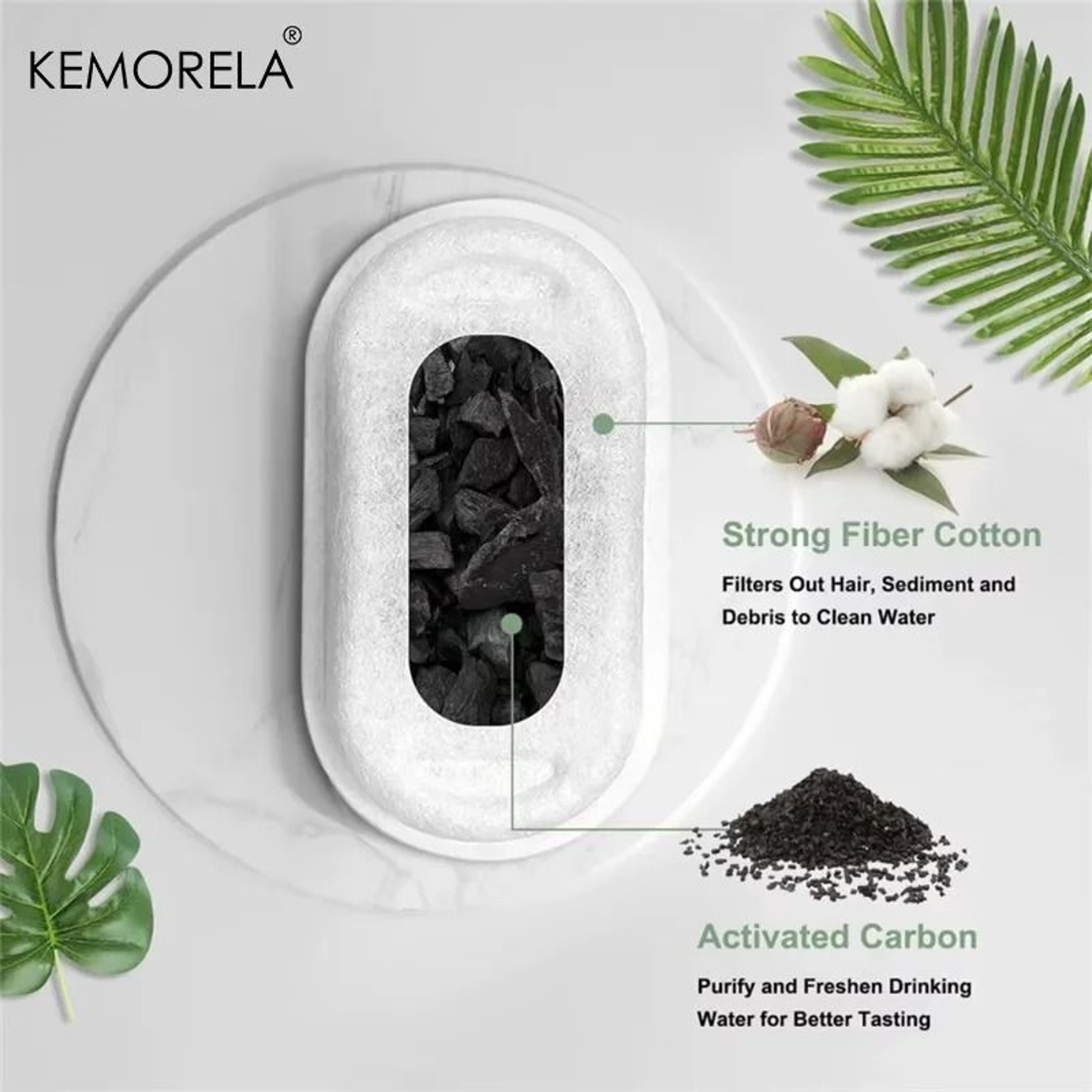Universal Activated Carbon Replacement Filters 10Piece Pack 2