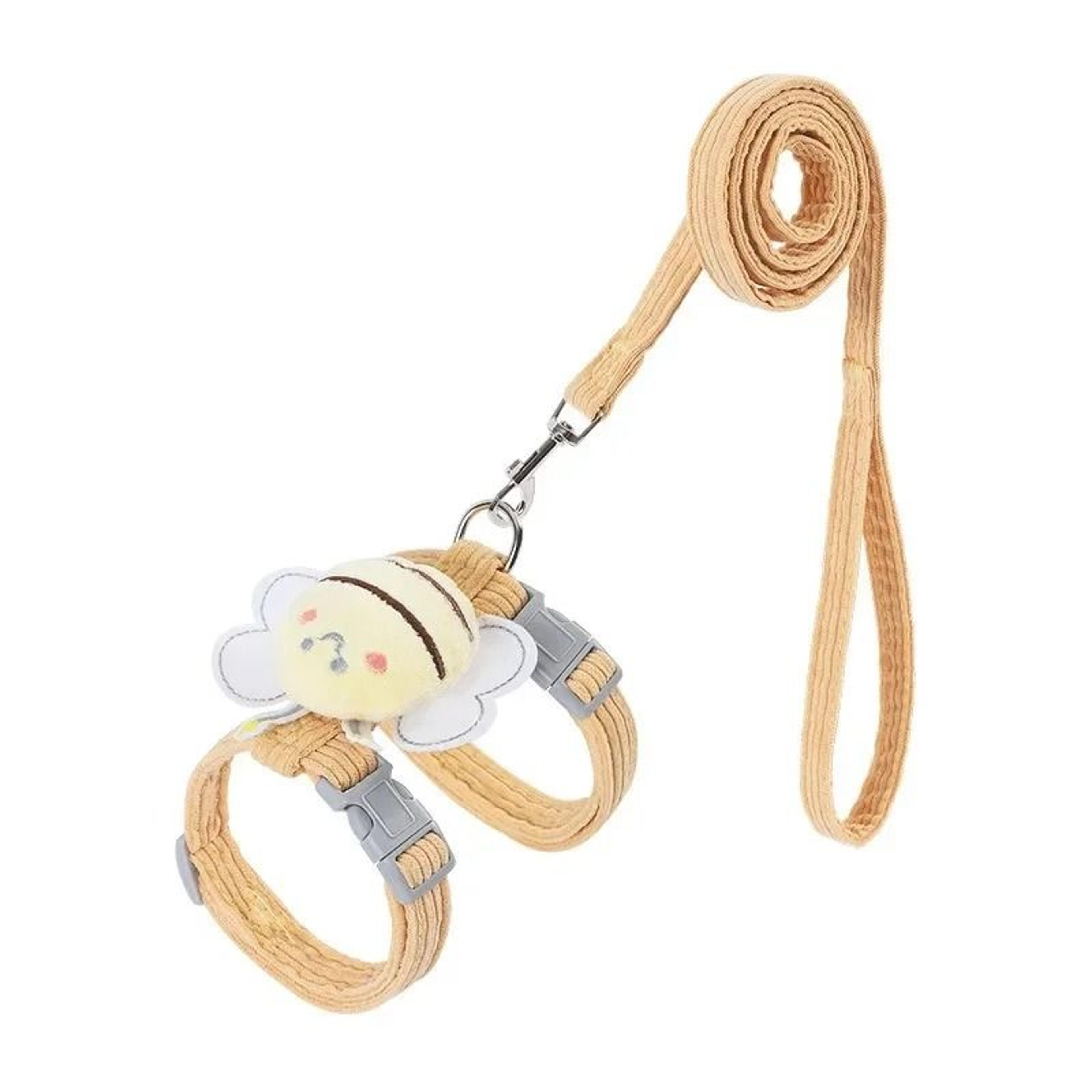 Cartoon Bee Adjustable Cat Harness  Leash Set 7