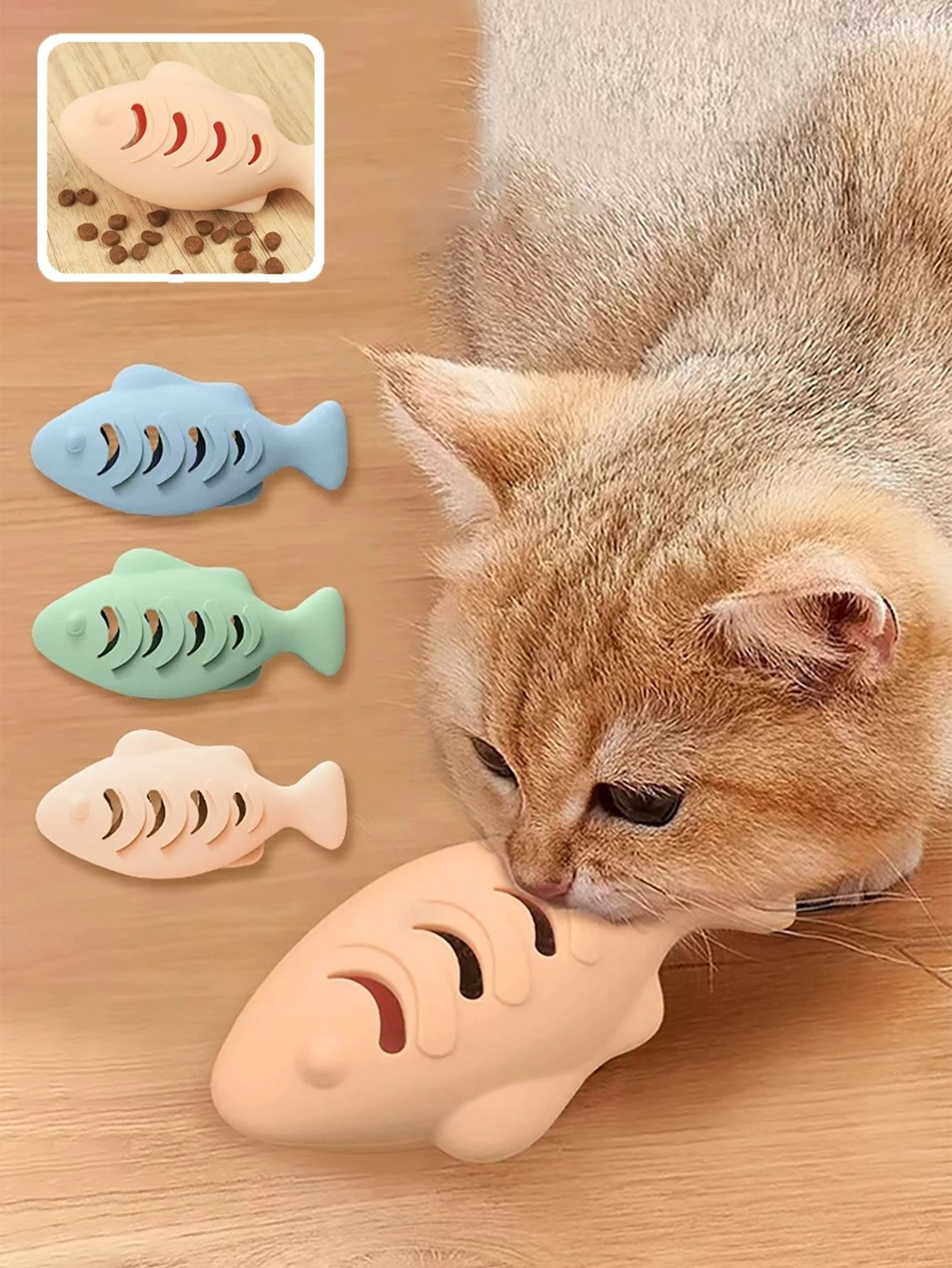 FishShaped Dental Puzzle  Snack Dispenser 5