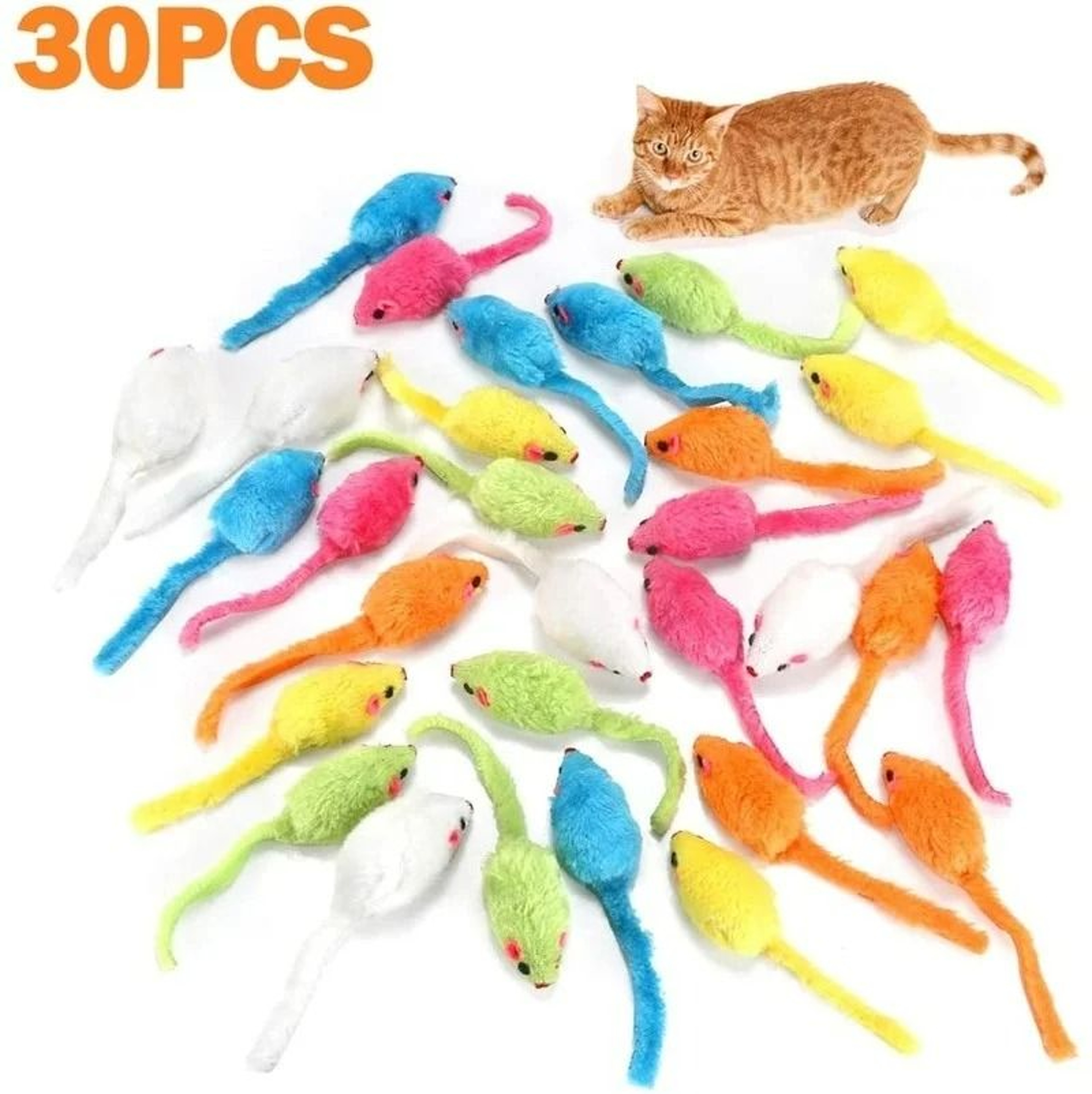 Natural Catnip Simulation Mouse MegaPack 30Pack 0