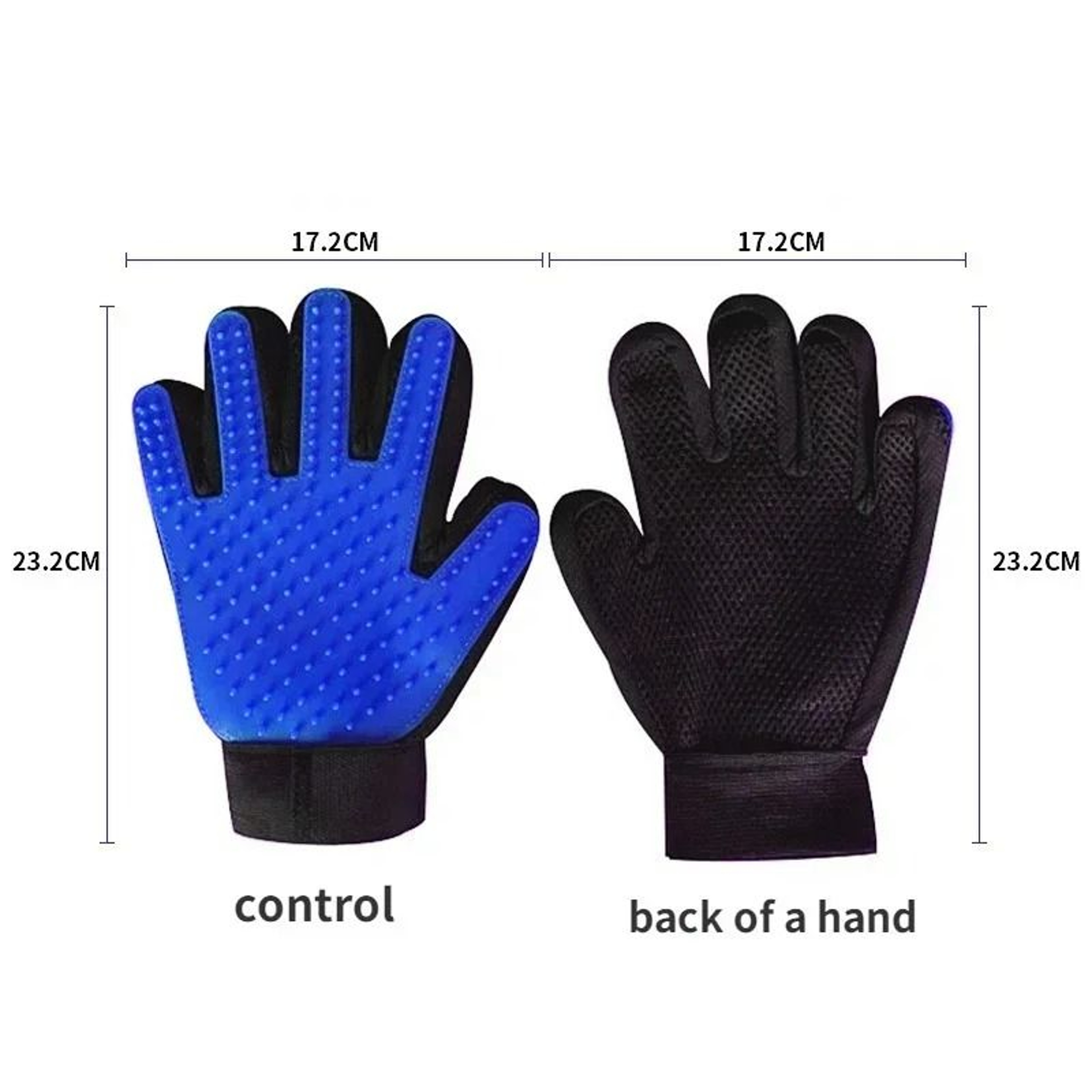 GentleTouch Deshedding  Massage Grooming Pair 1