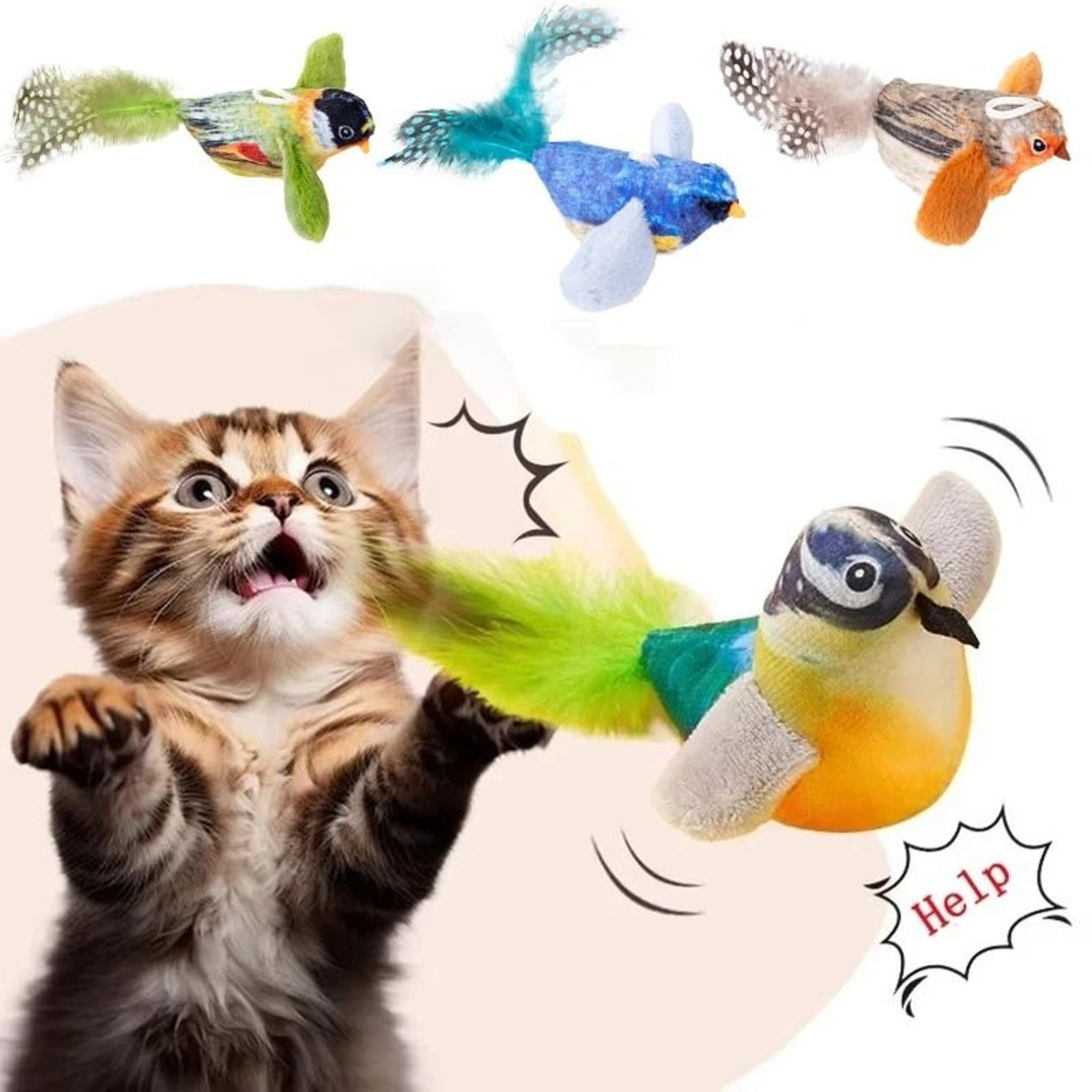 NatureEcho Interactive Chirping Songbird 0