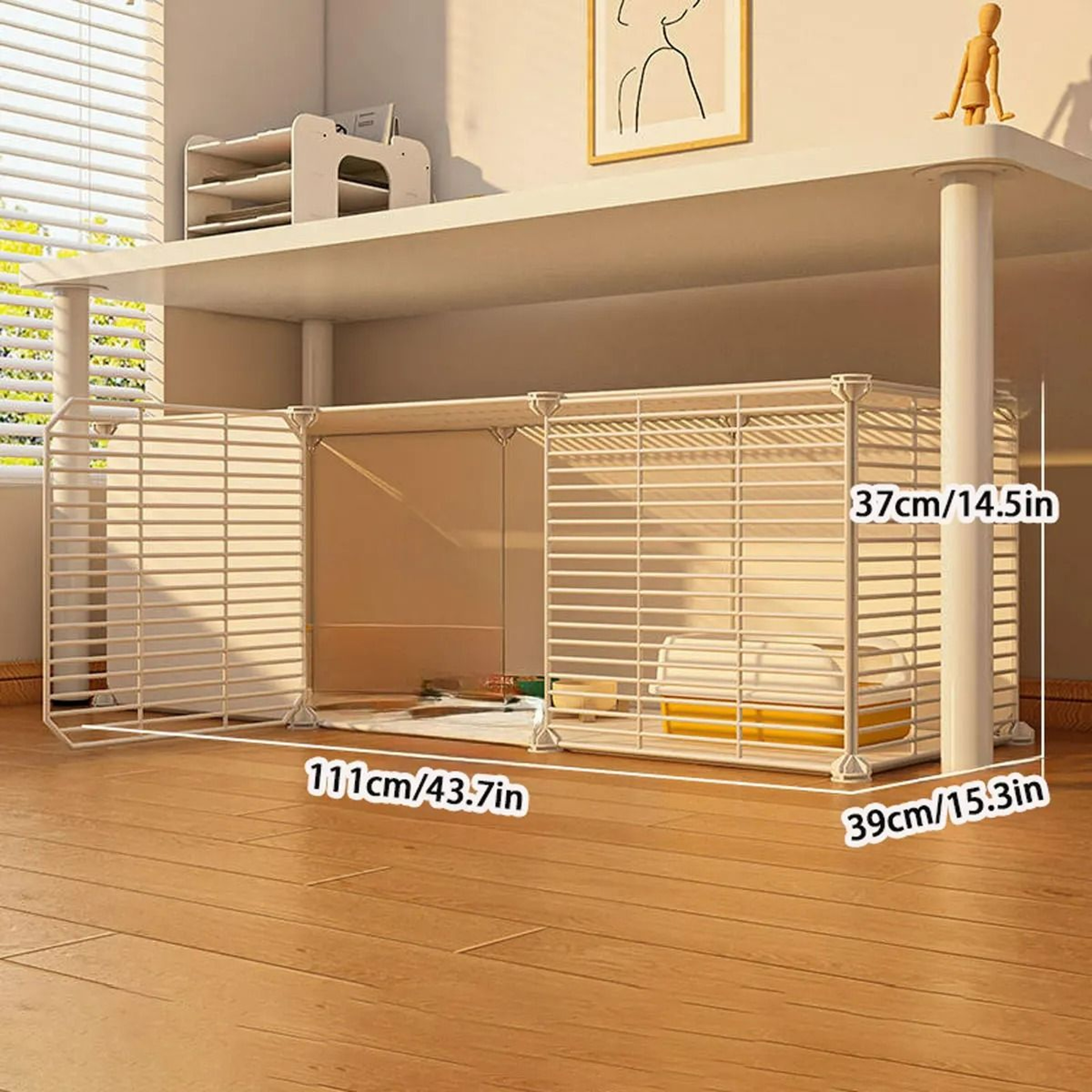 Luxury MultiLevel Cat Villa  Spacious Indoor Pet Mansion  Climbing Frame 4