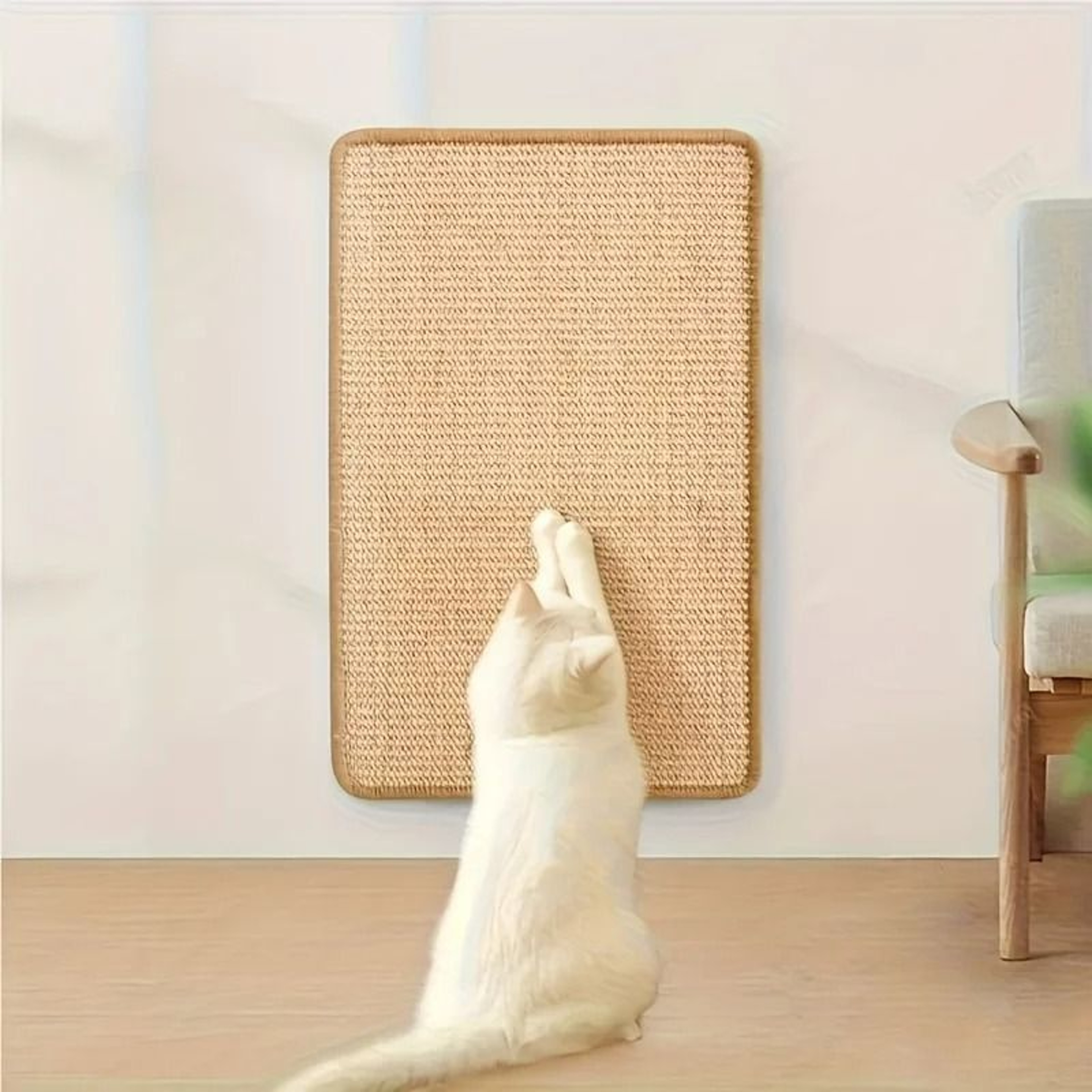 Sturdy Sisal Cat Scratching Post  SofaSafe Natural Fiber Furniture Protector 4