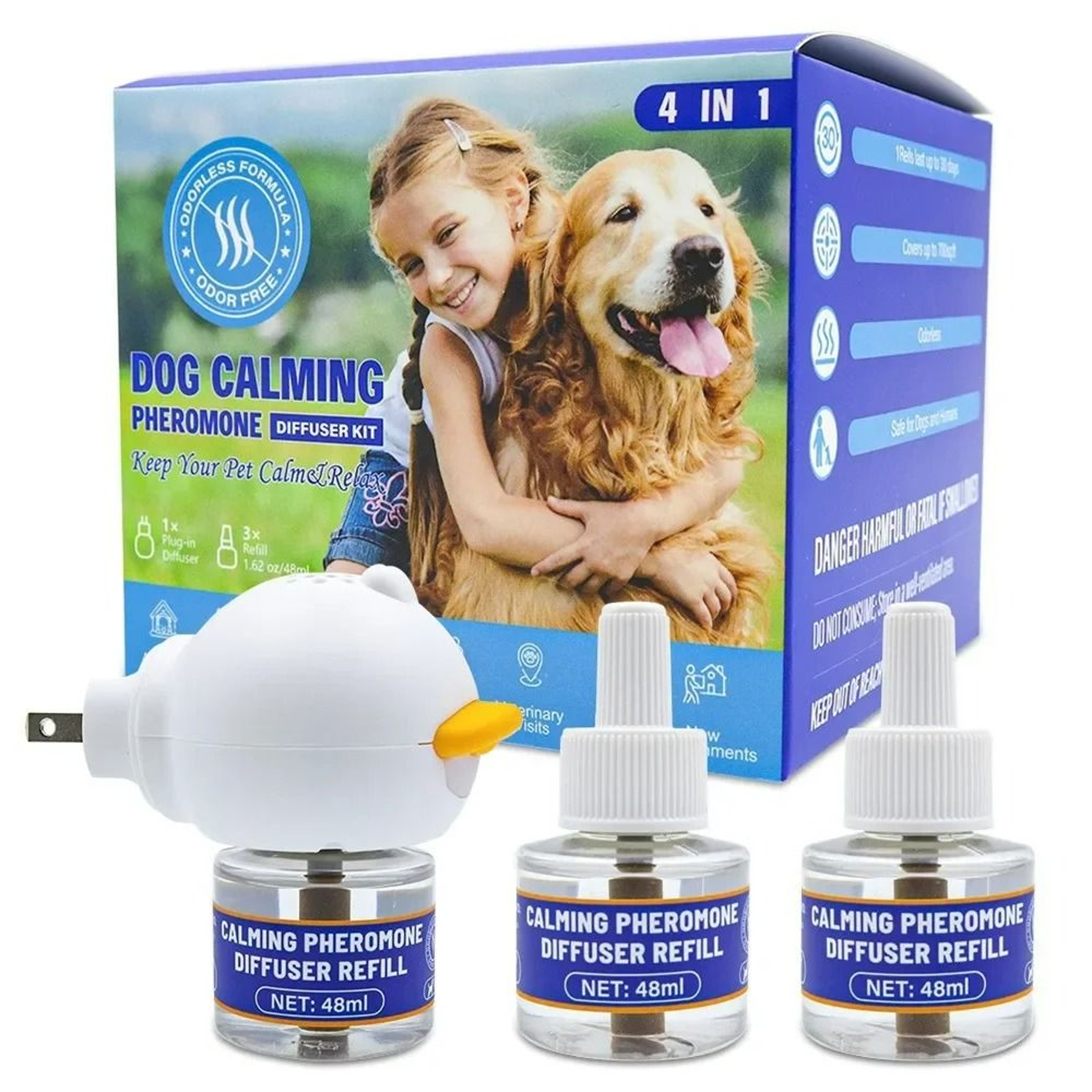MultiPet Calming Pheromone Kit  4in1 Stress Relief System For Cats  Dogs 3