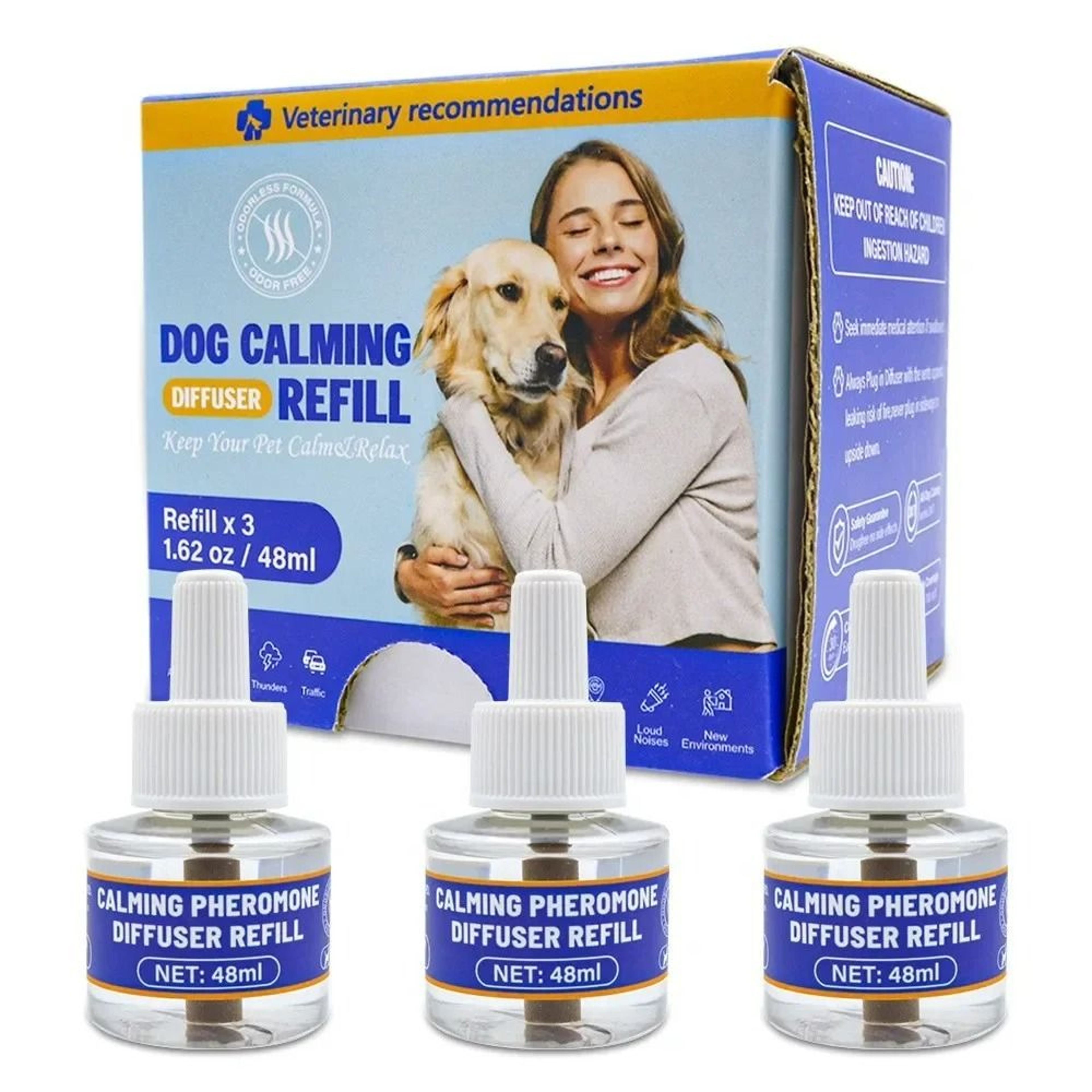 MultiPet Calming Pheromone Kit  4in1 Stress Relief System For Cats  Dogs 8
