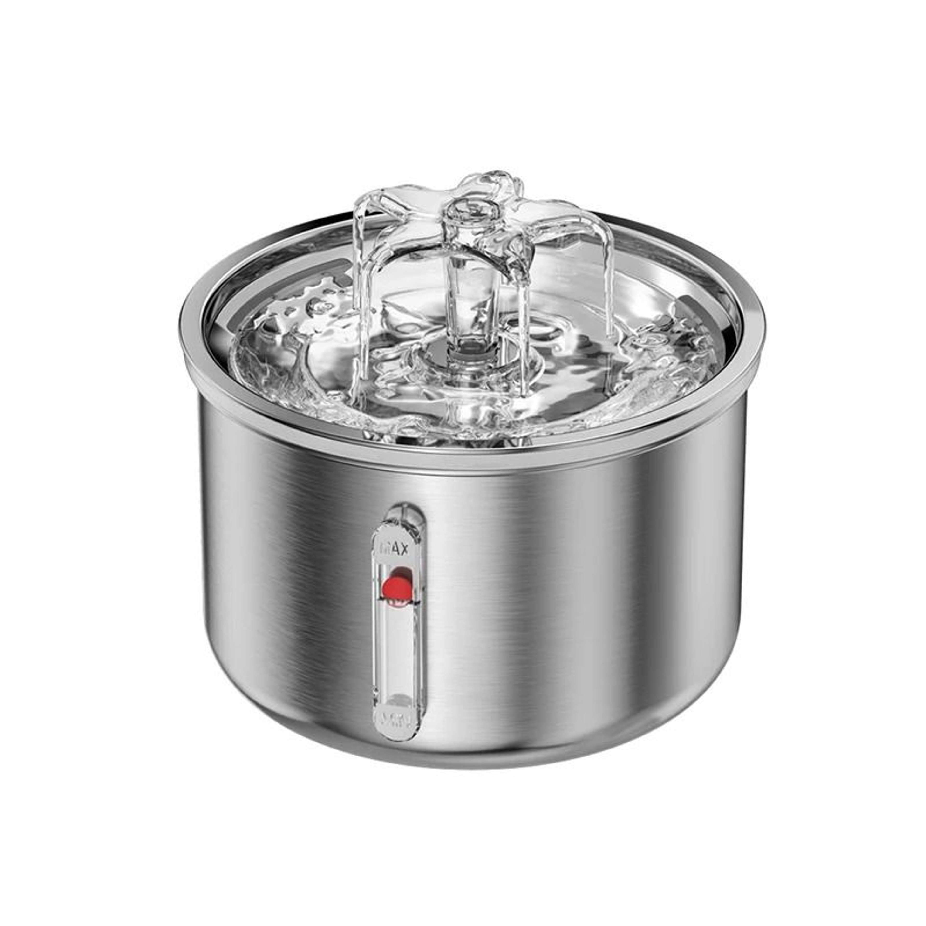 2L Automatic Stainless Steel Pet Fountain With USB Mute Pump 8