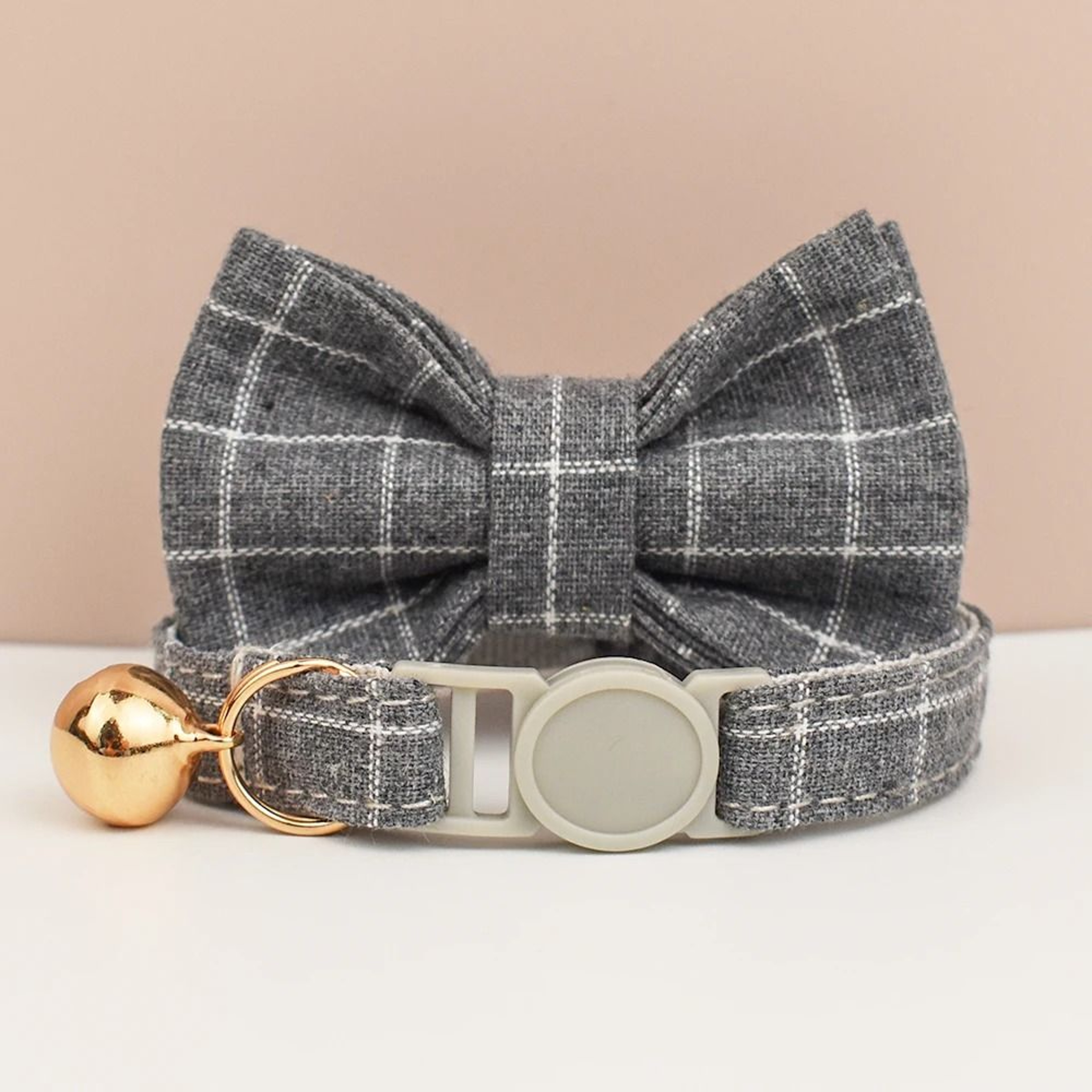 Adjustable Breakaway Bowknot Cat Collar With Safety Choke Prevention 7