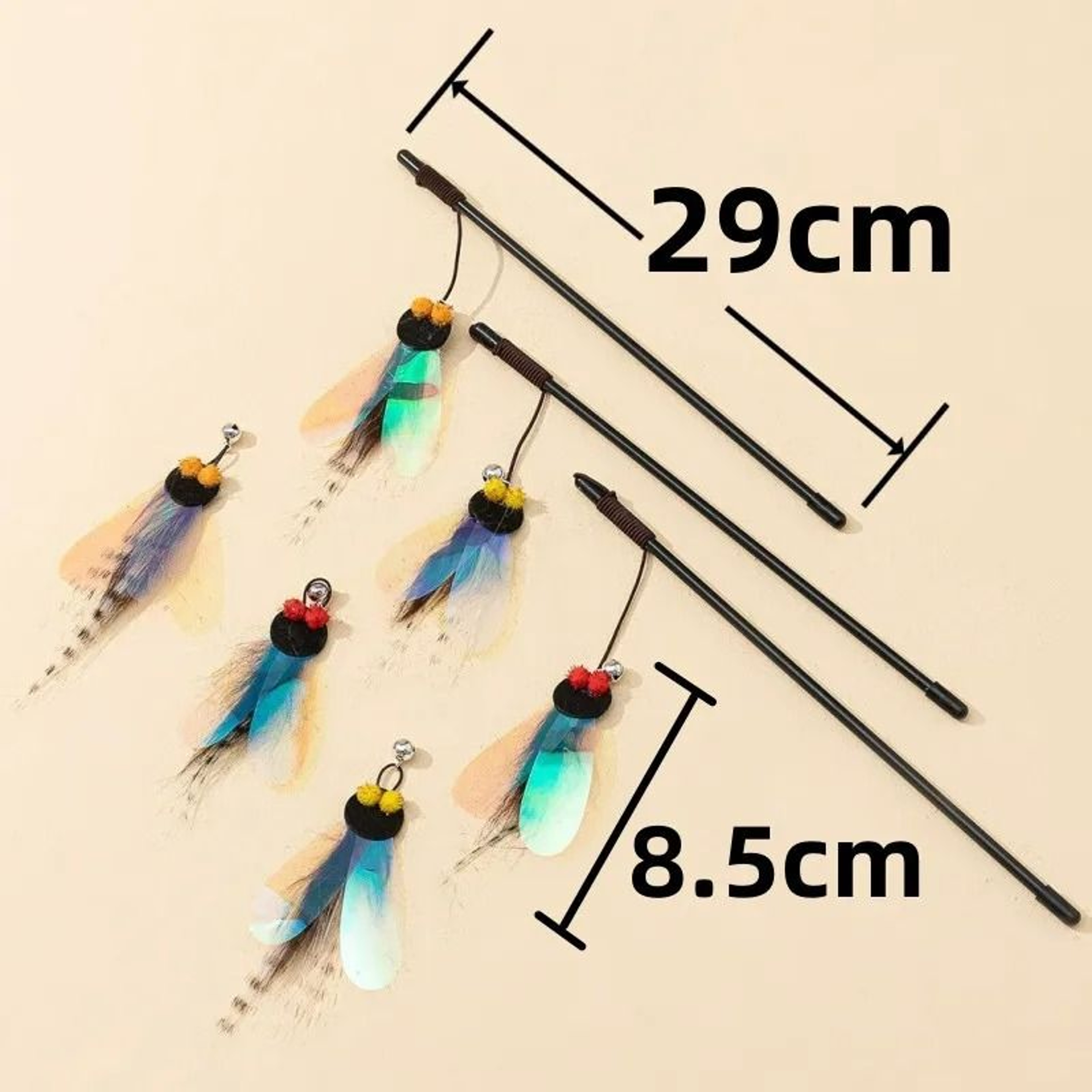 Interactive Butterfly And Feather Cat Teaser Wand 3