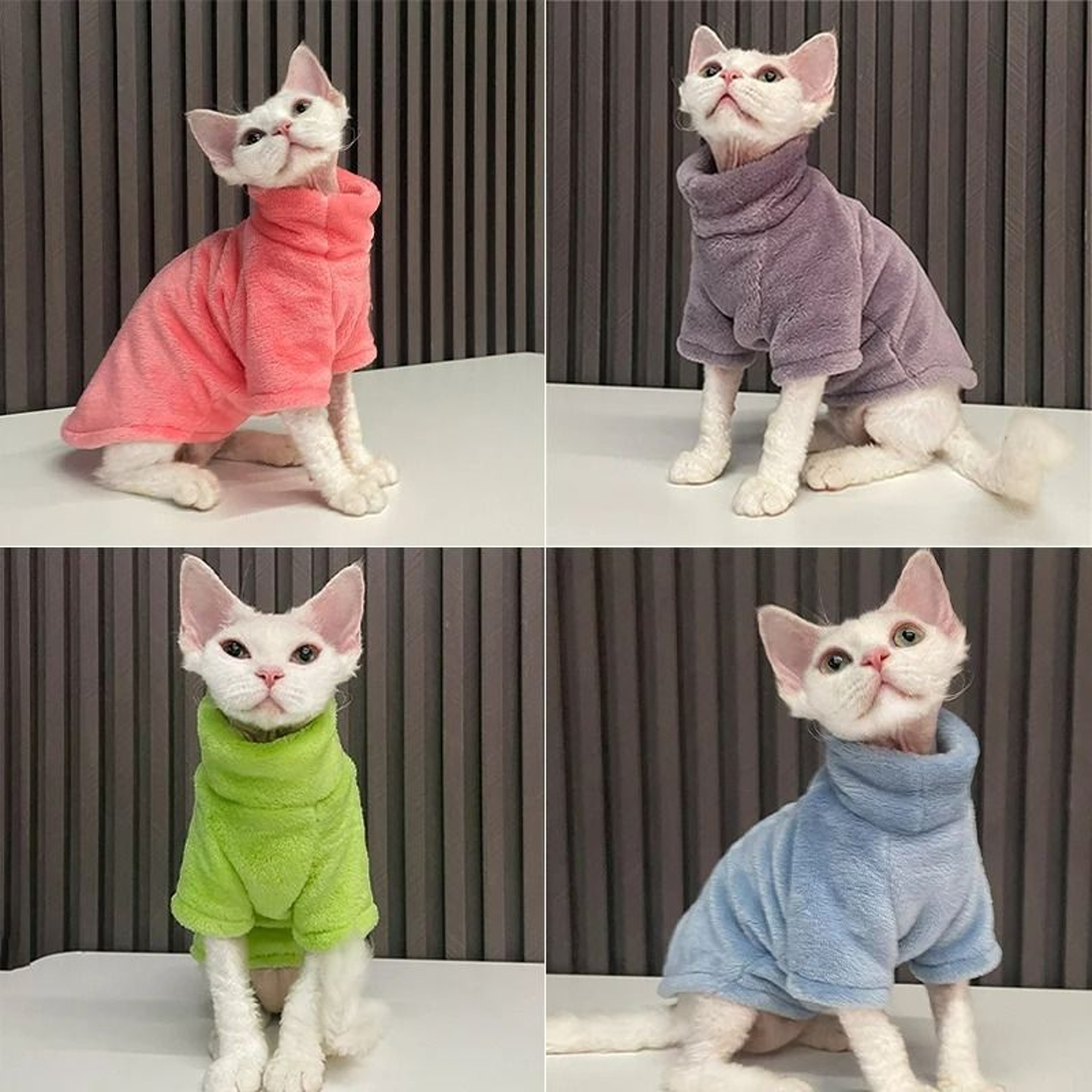 Cozy Winter Turtleneck Knitted Pet Sweater 2