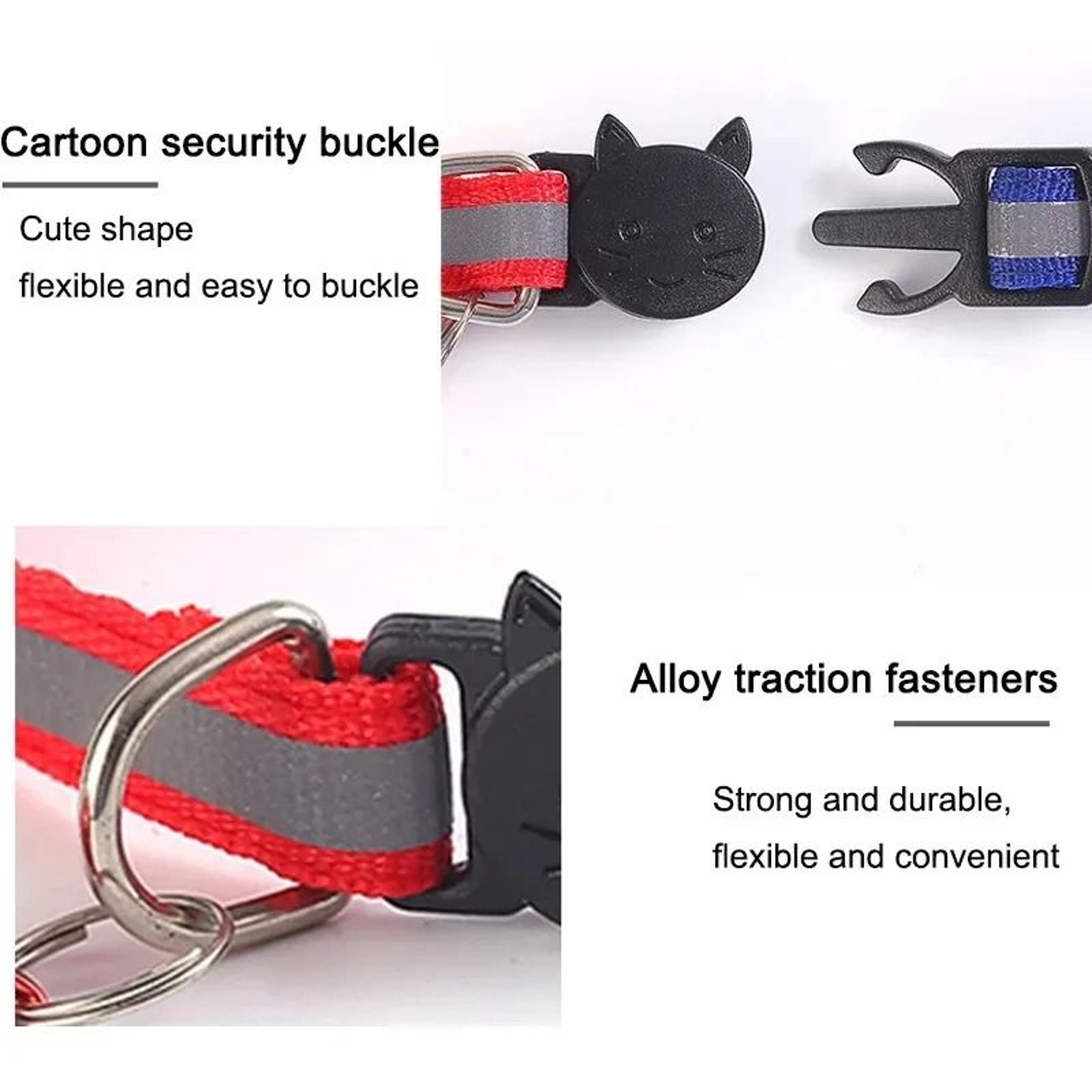 Bulk 10Piece Wholesale Adjustable Cat  Kitten Collars With Bells 3
