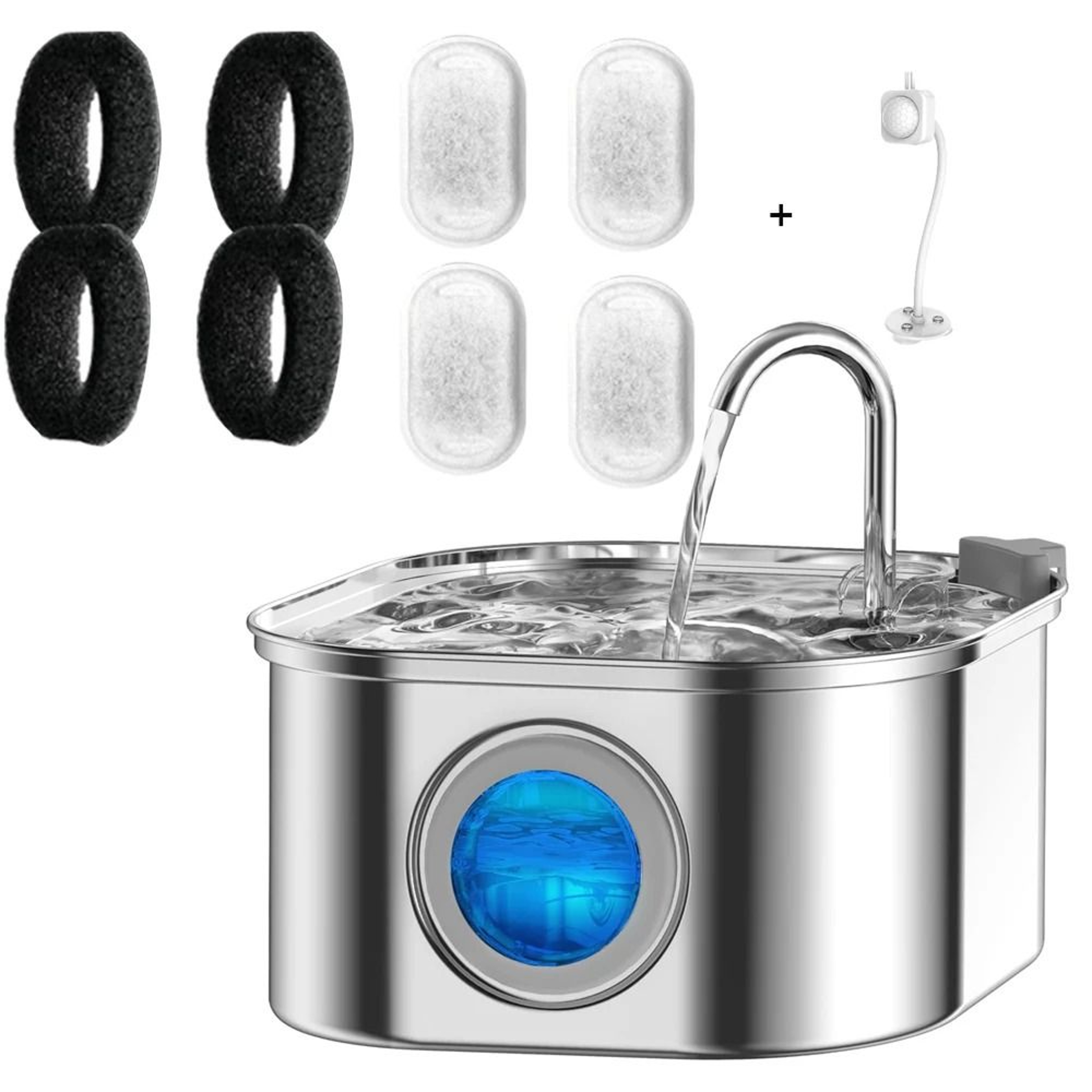 Automatic Stainless Steel Large Pet Water Fountain 2